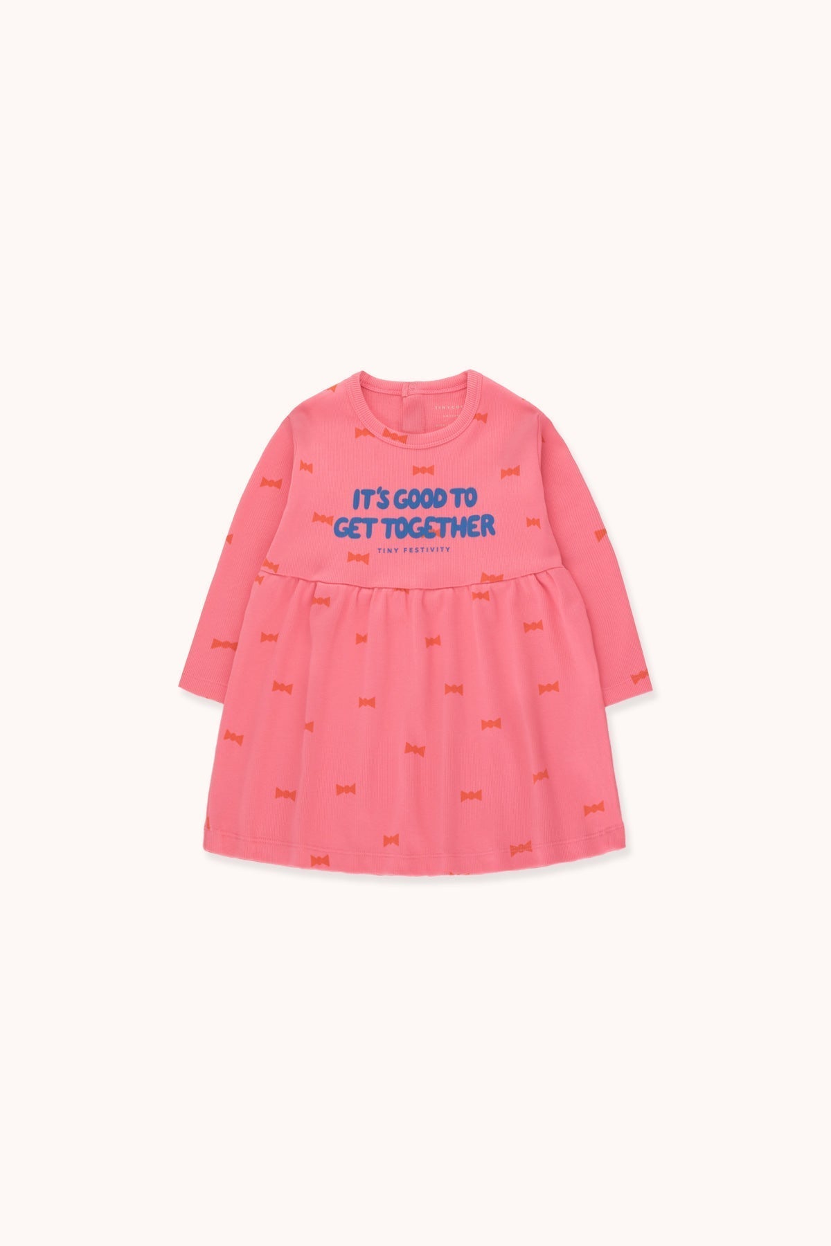Bow Ties Baby Dress rose/red