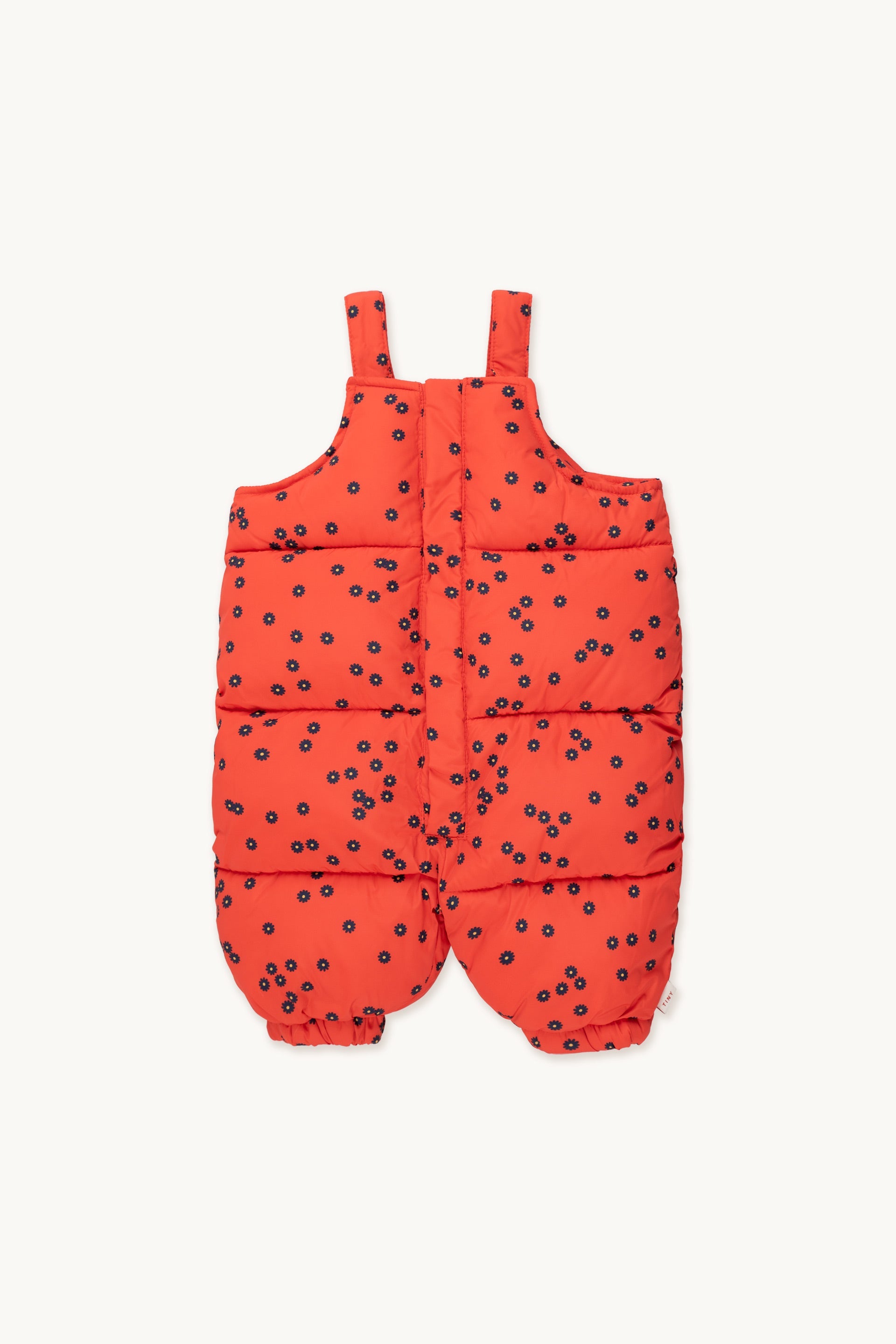 DAISES PADDED DUNGAREE red/deep blue
