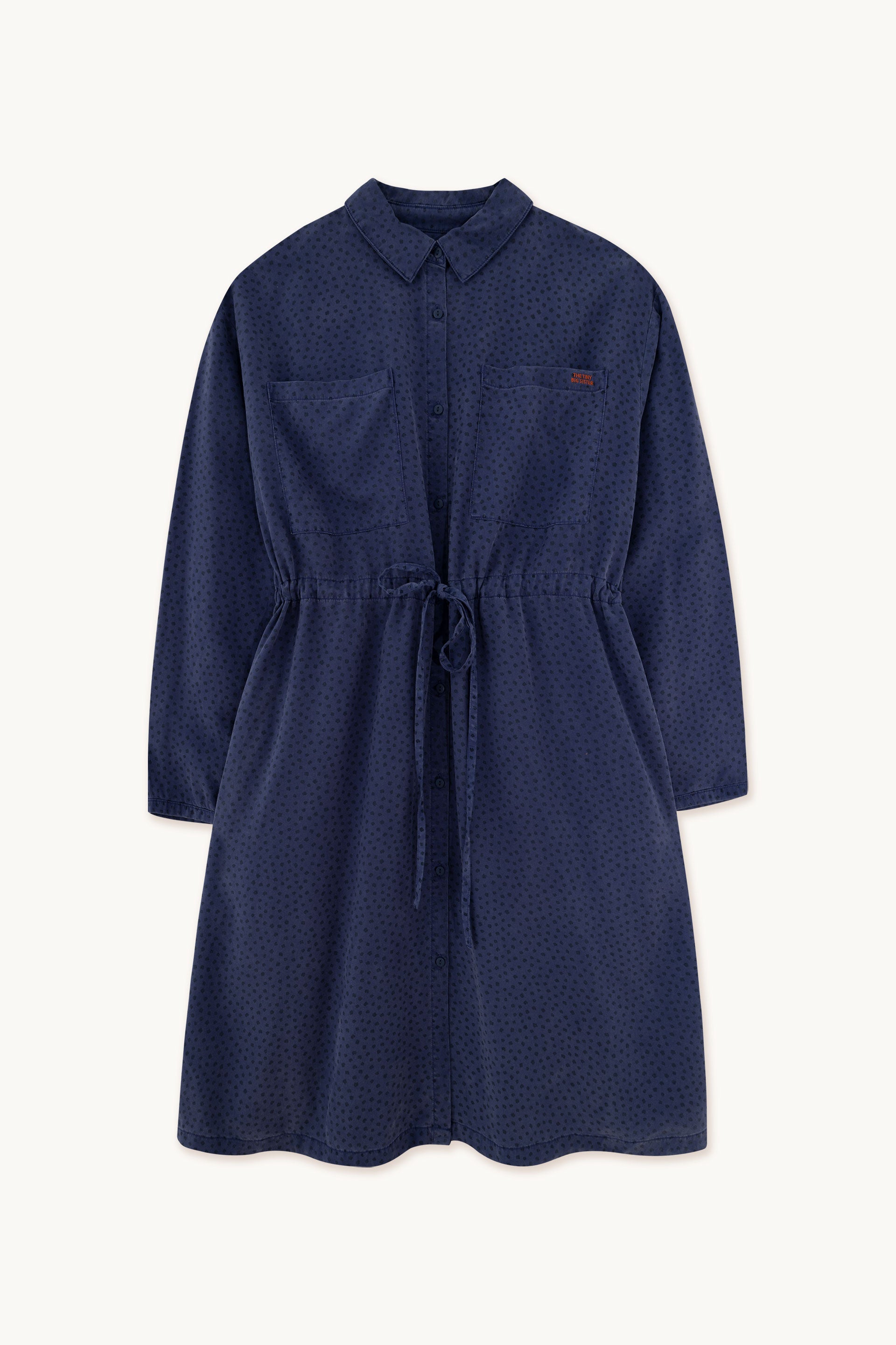 WOMAN LYOCELL MINI FLOWERS SHORT DRESS deep blue/navy