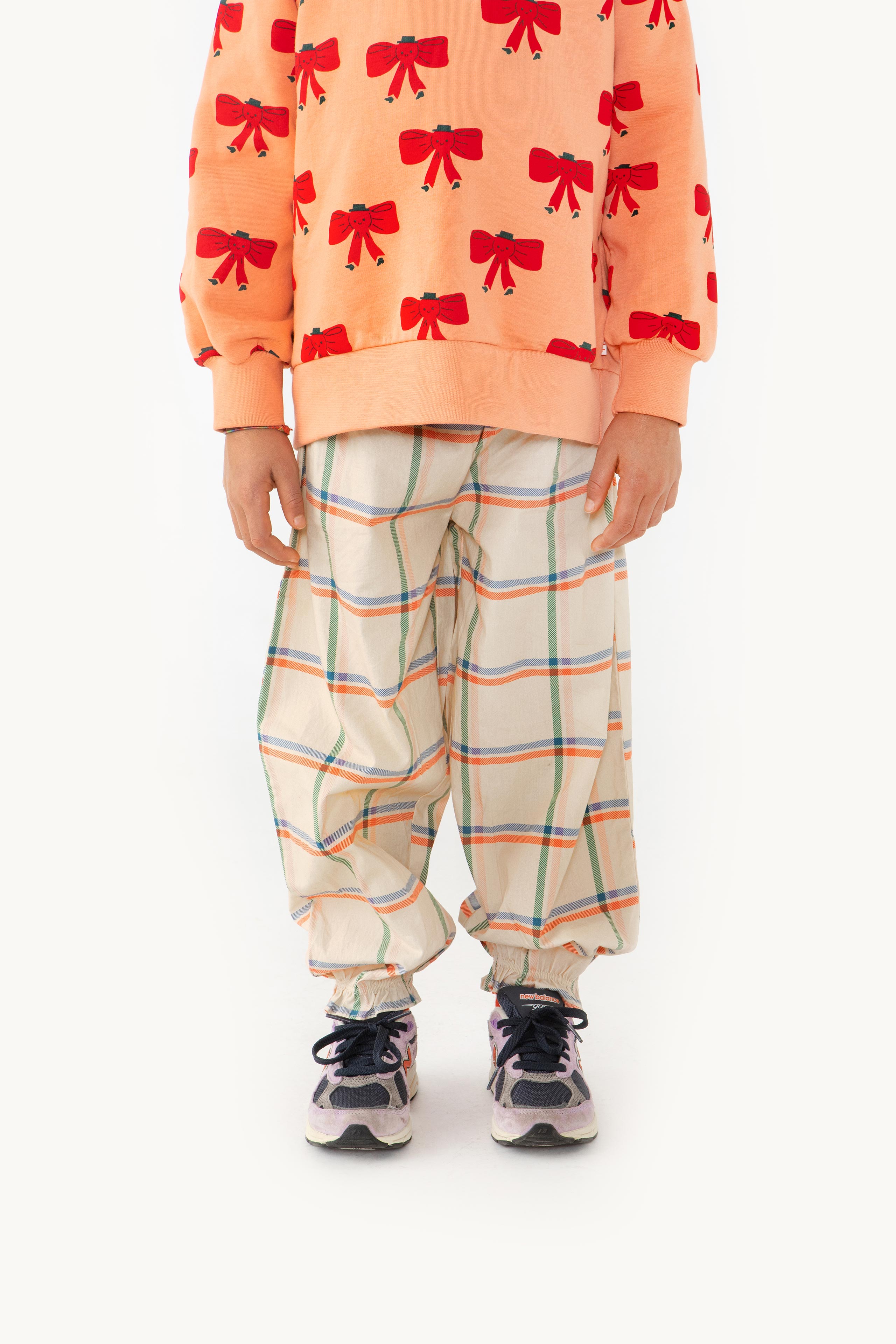 Check Frill Pant vanilla