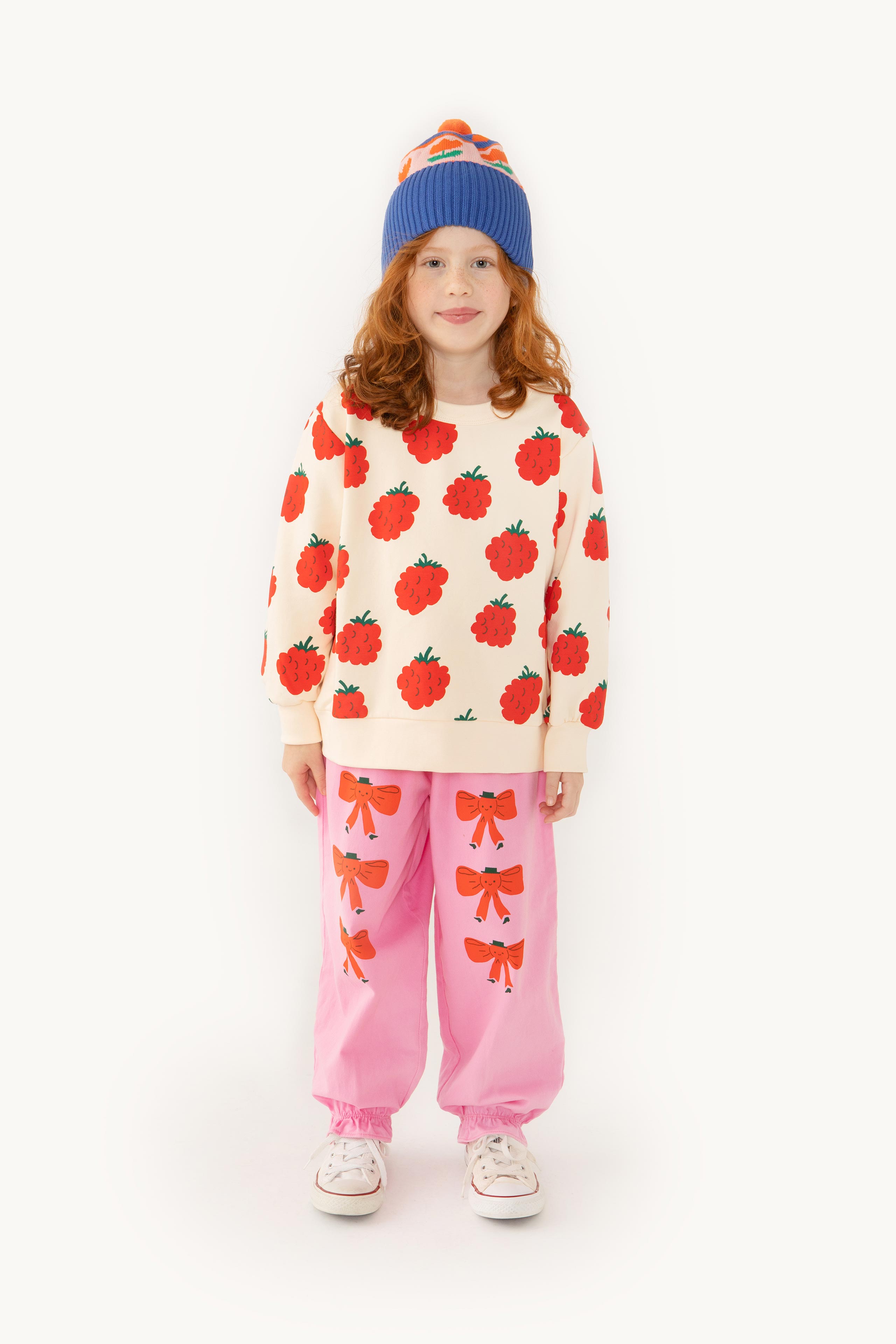 Tiny Bow Frill Pant pink