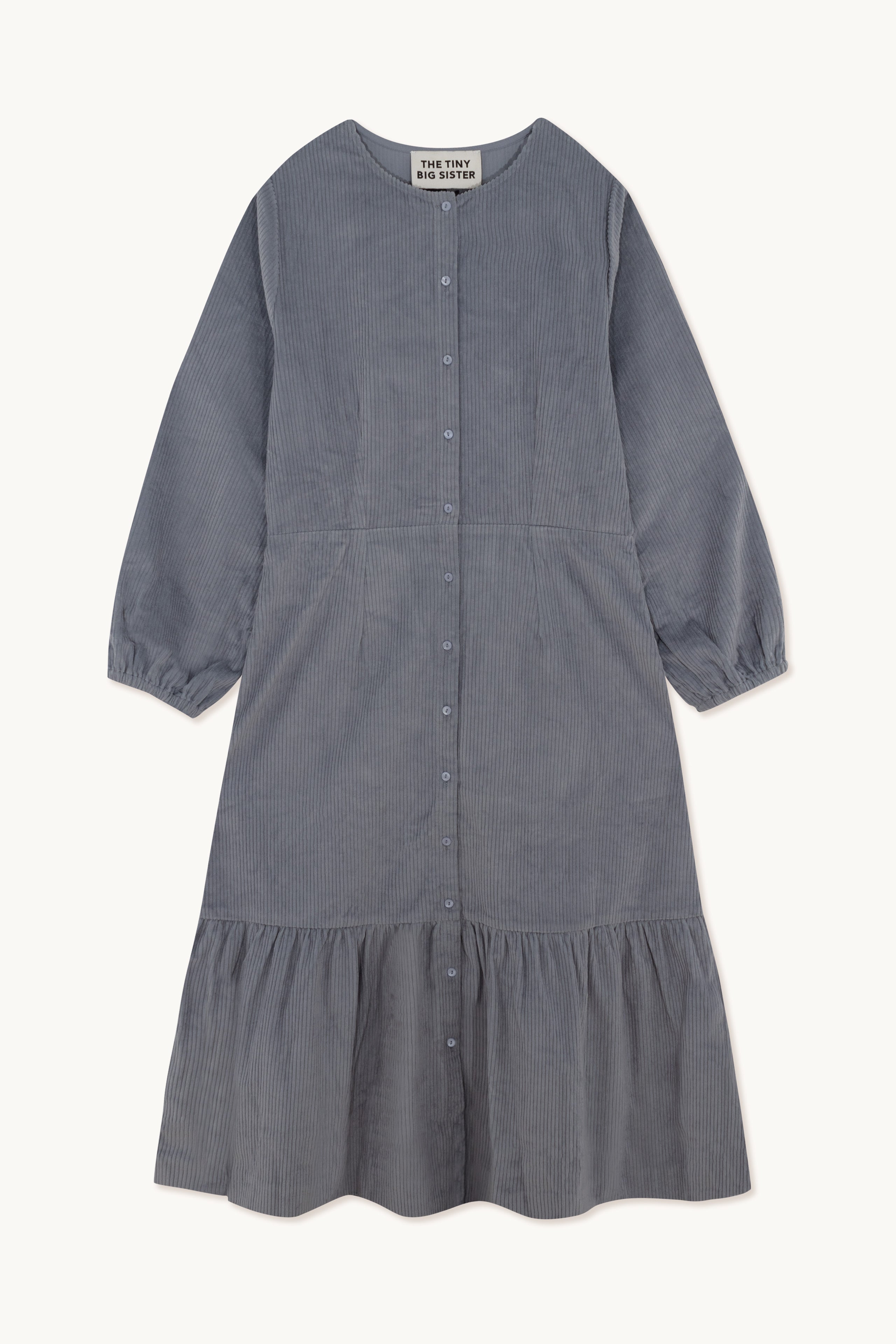 Midi Corduroy Dress dark grey