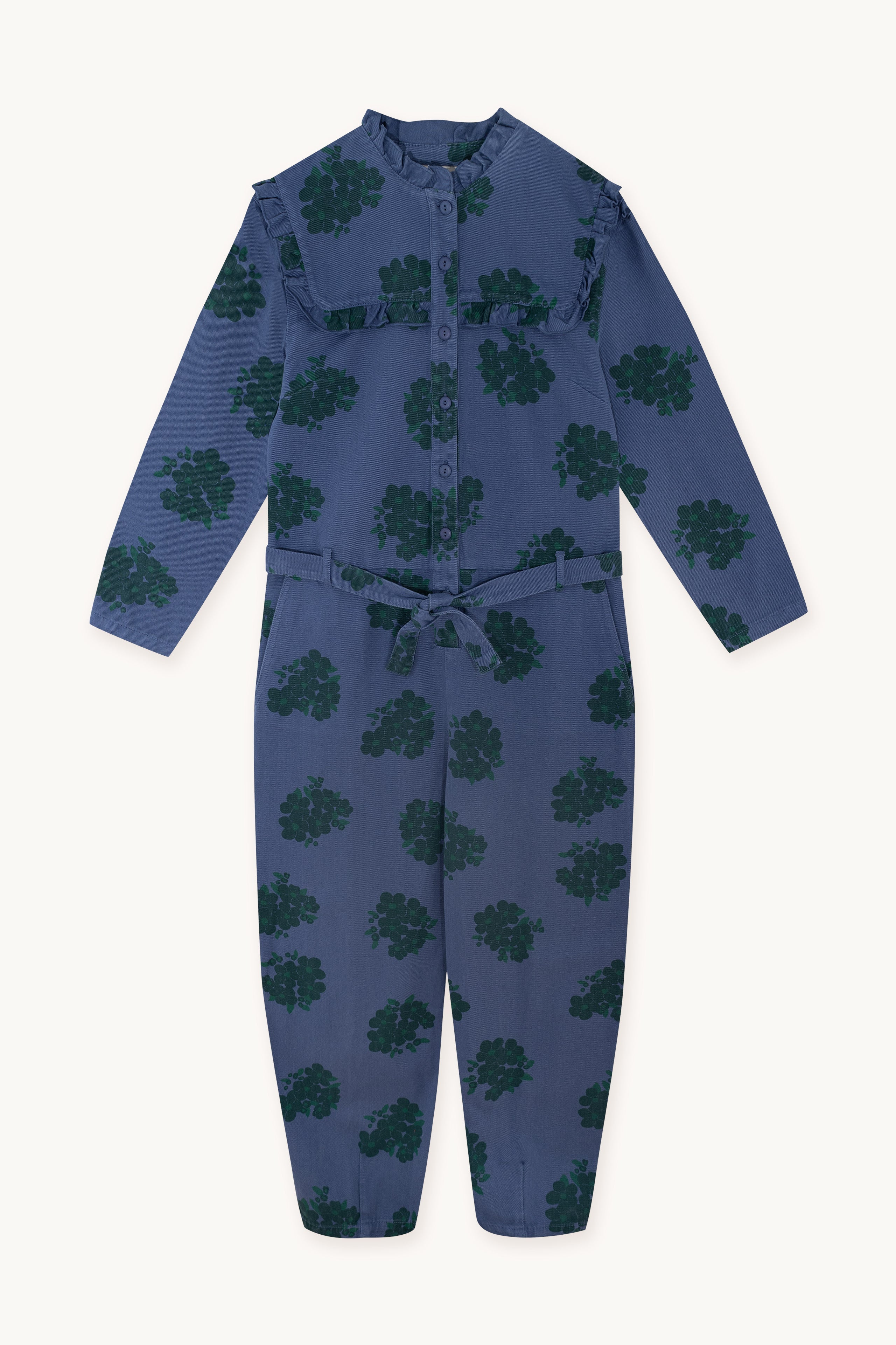 Flowers Jumpsuit light navy