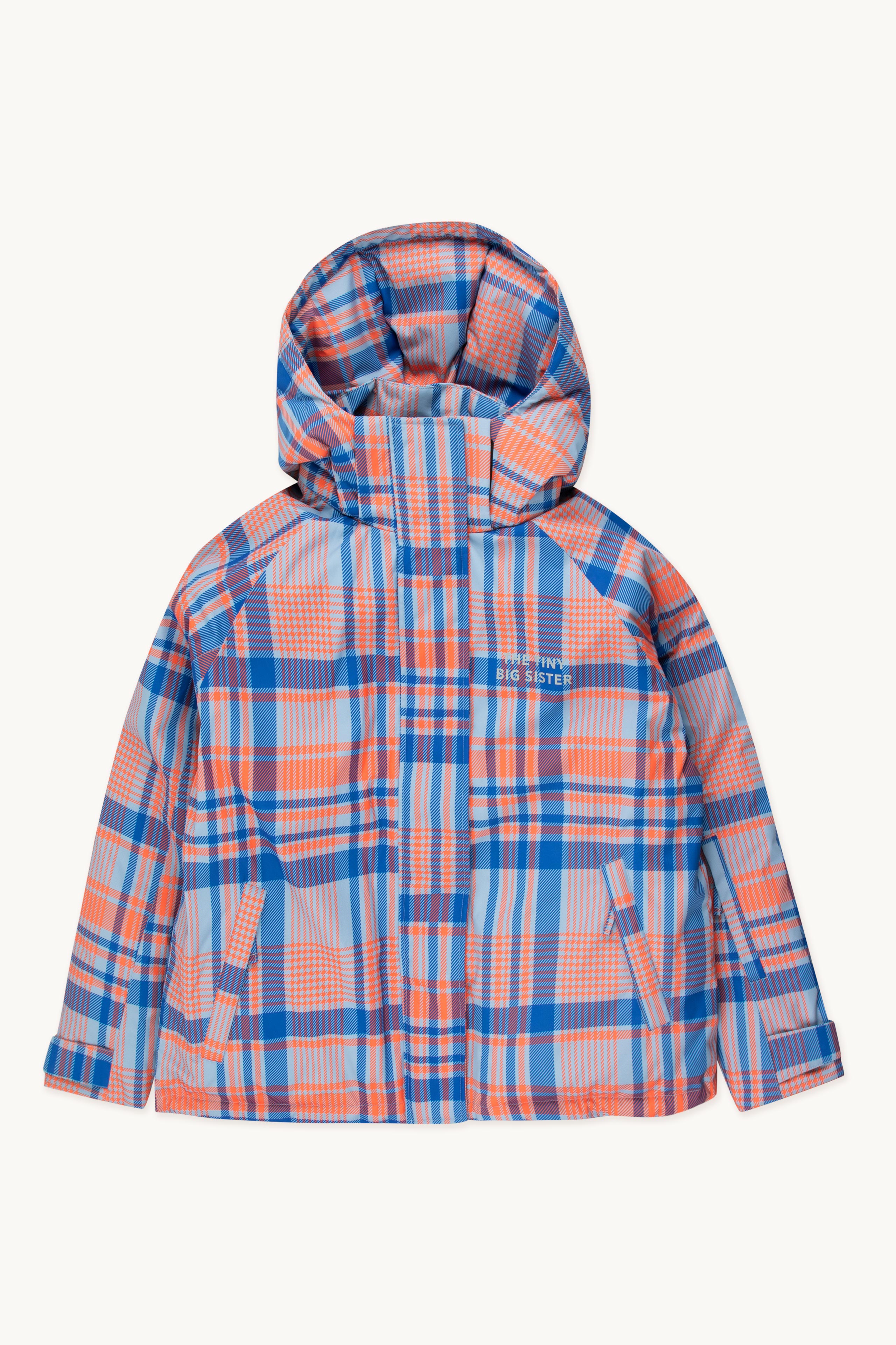 Check Snow Jacket dark grey