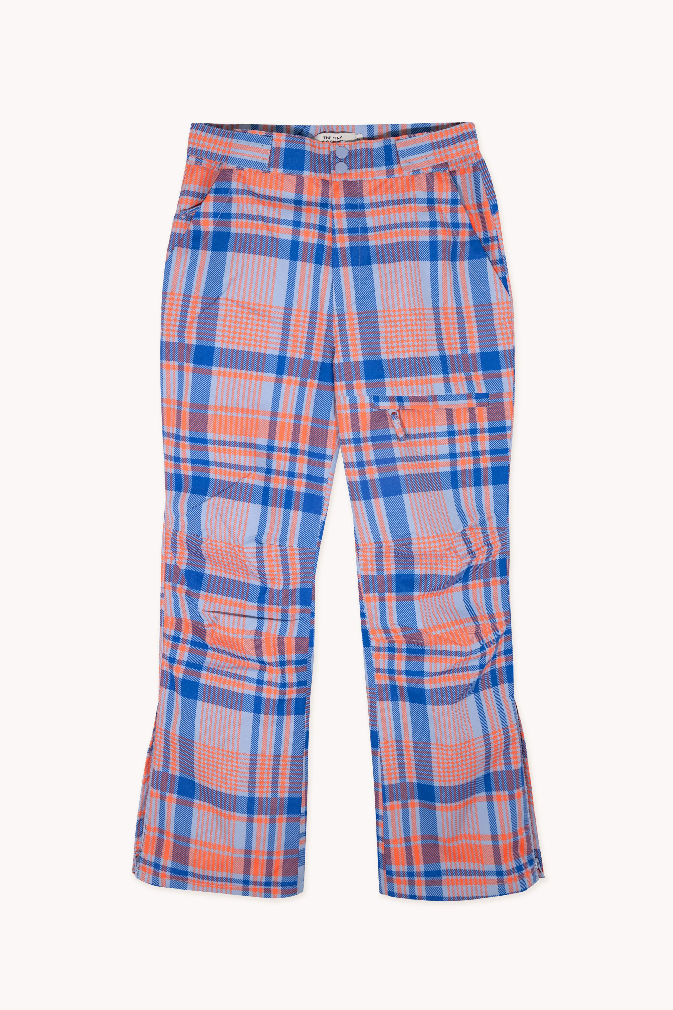 Check Snow Pants dark grey