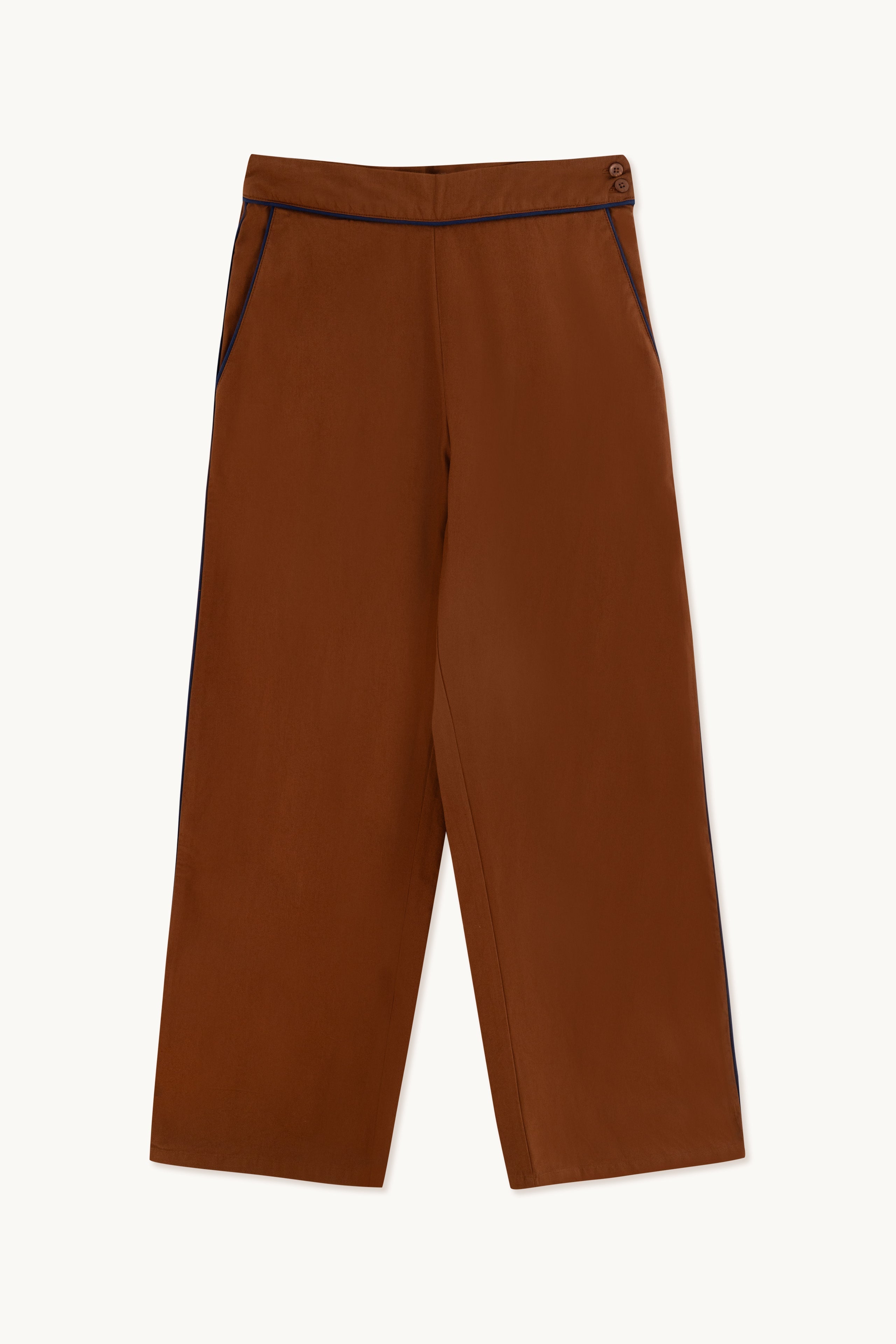 Piping Trousers brown