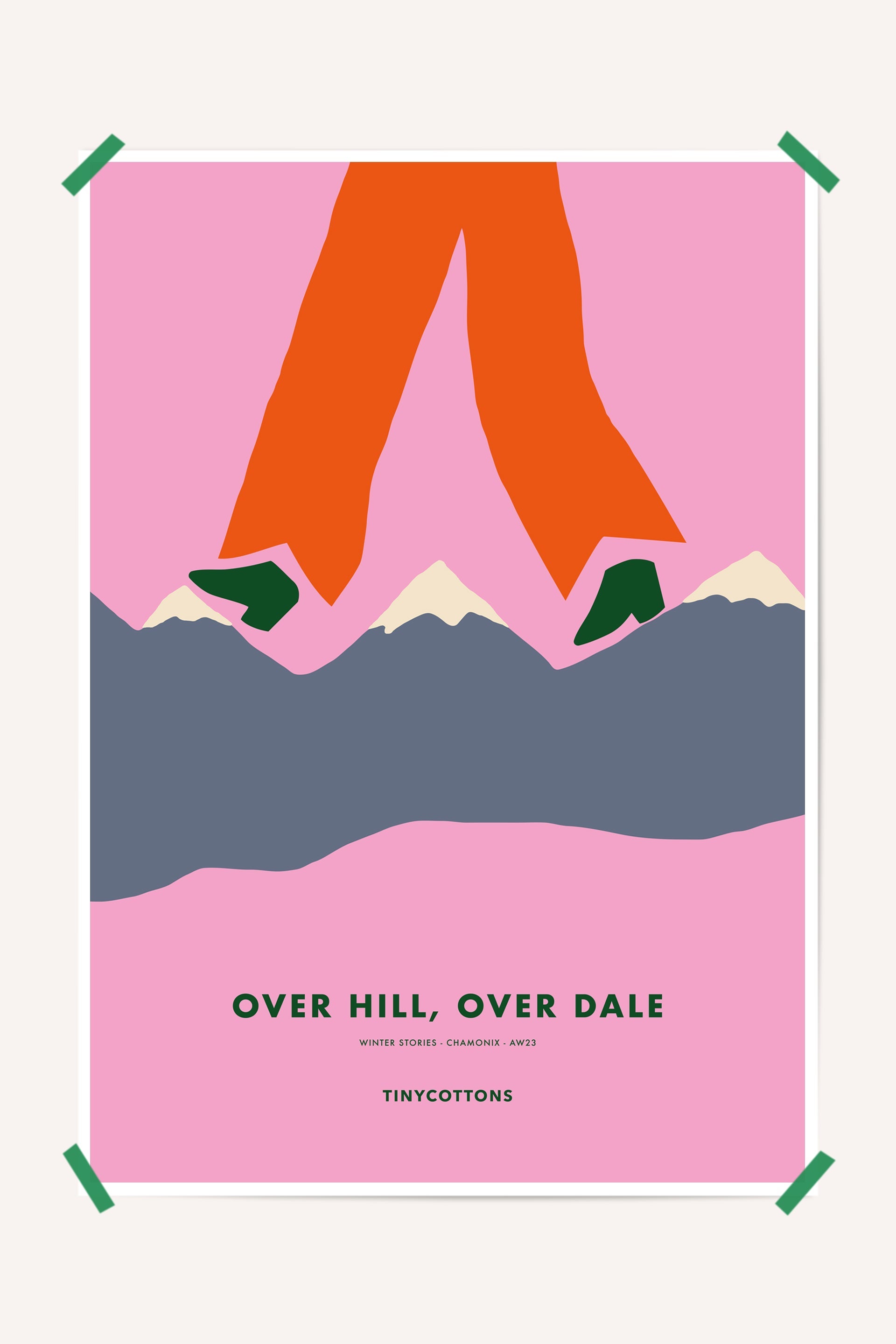 Chamonix Poster multicolor