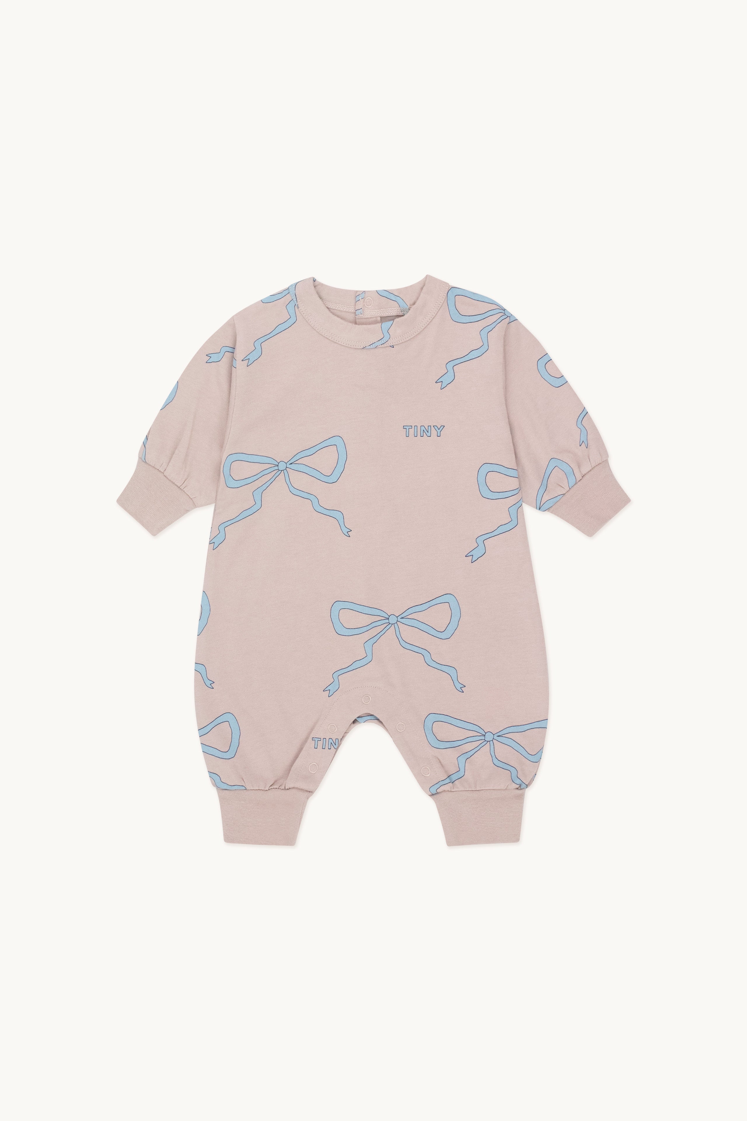 Bows one-piece taupe