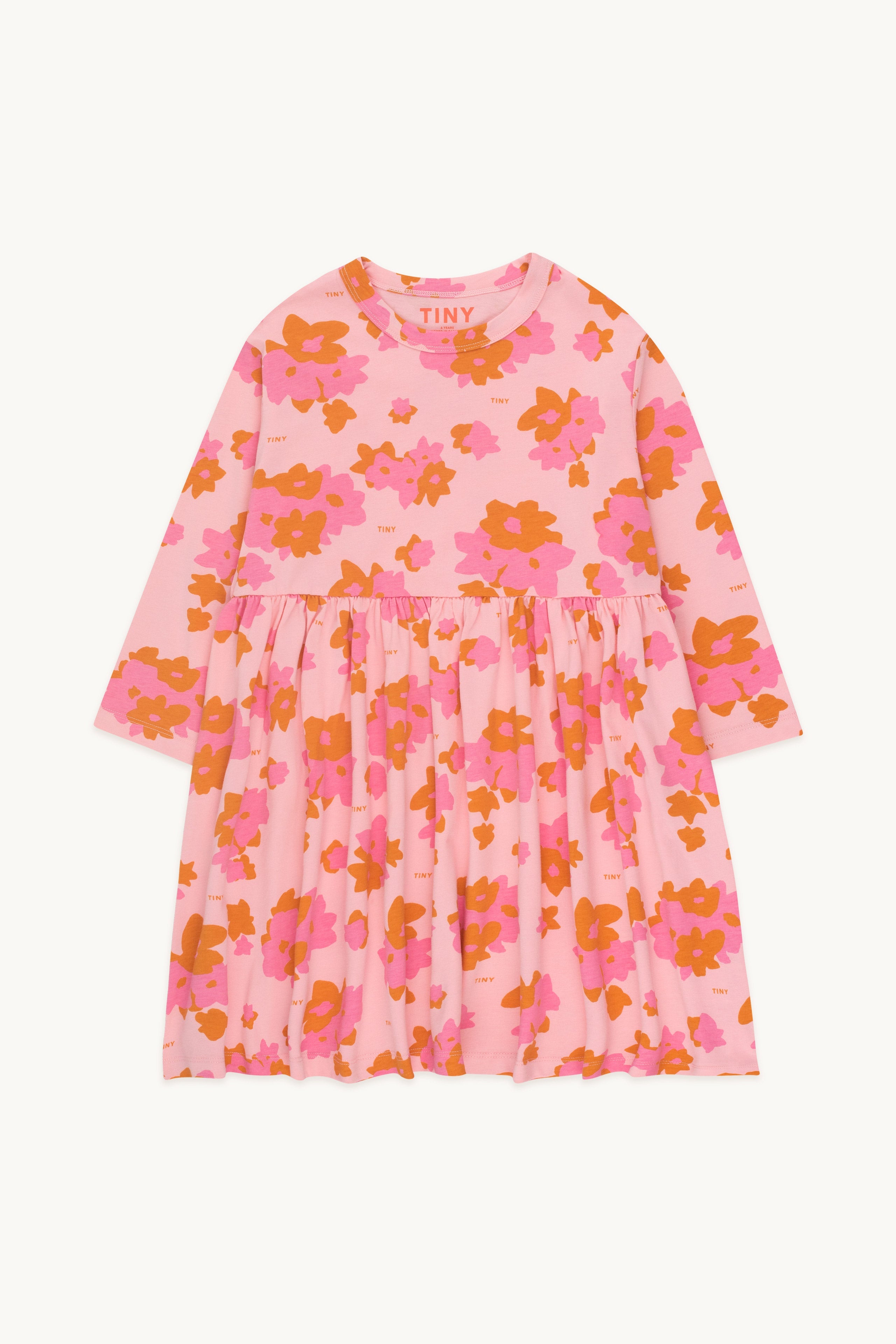 Flowers dress pink