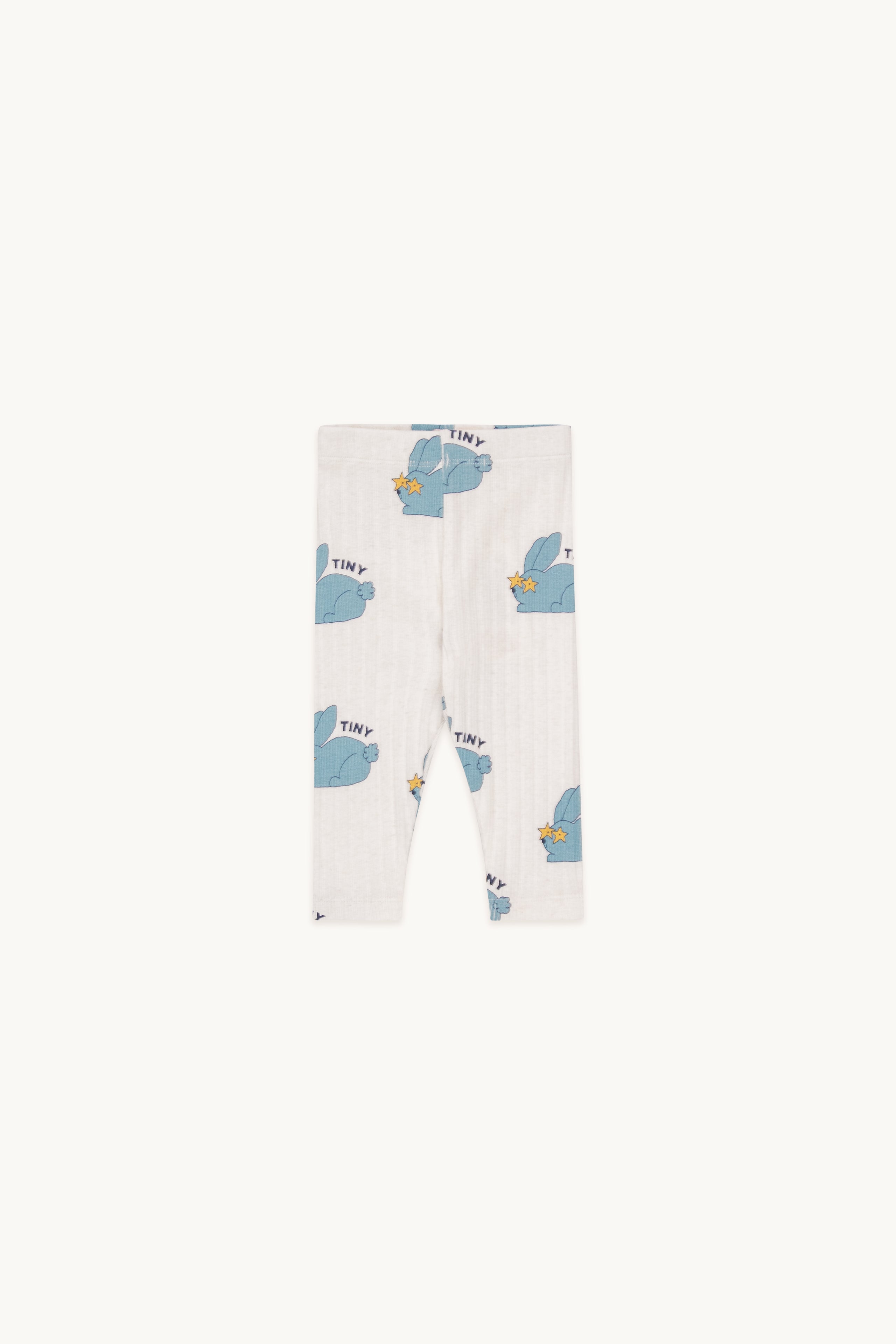 Rabbits baby leggings light cream heather