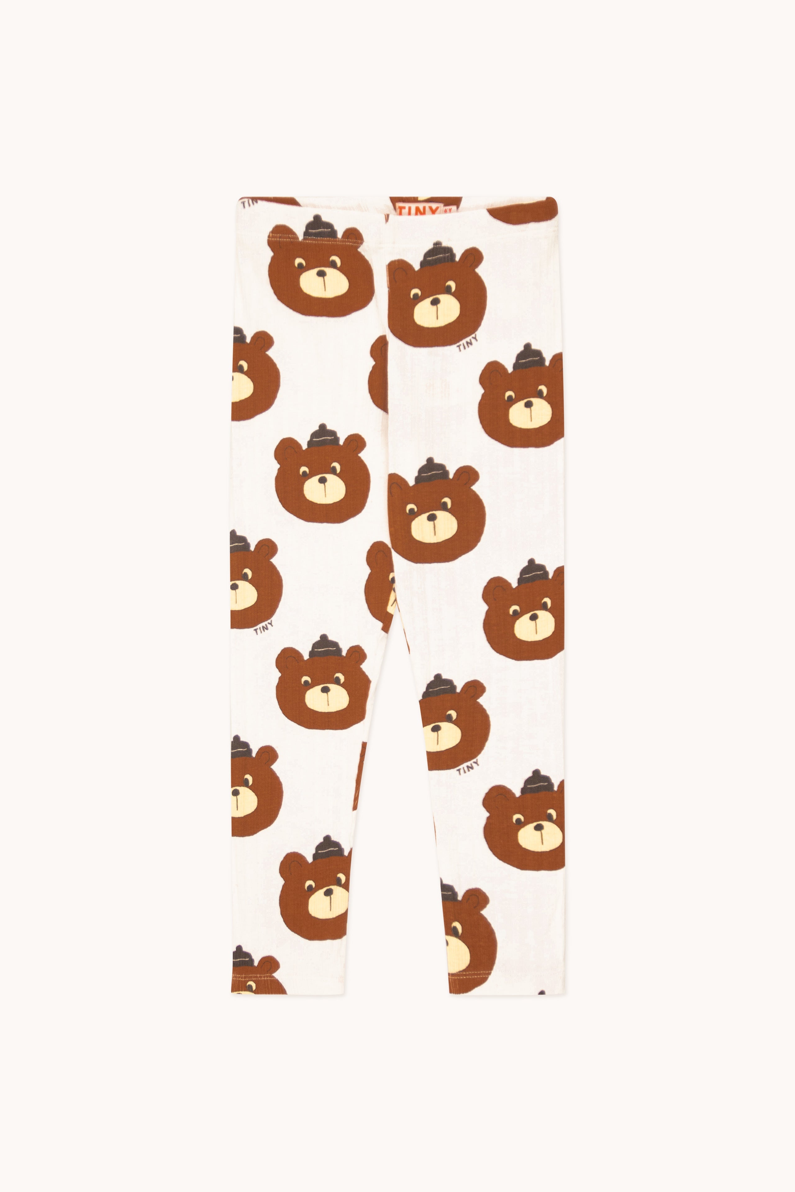 Bears leggings light cream heather