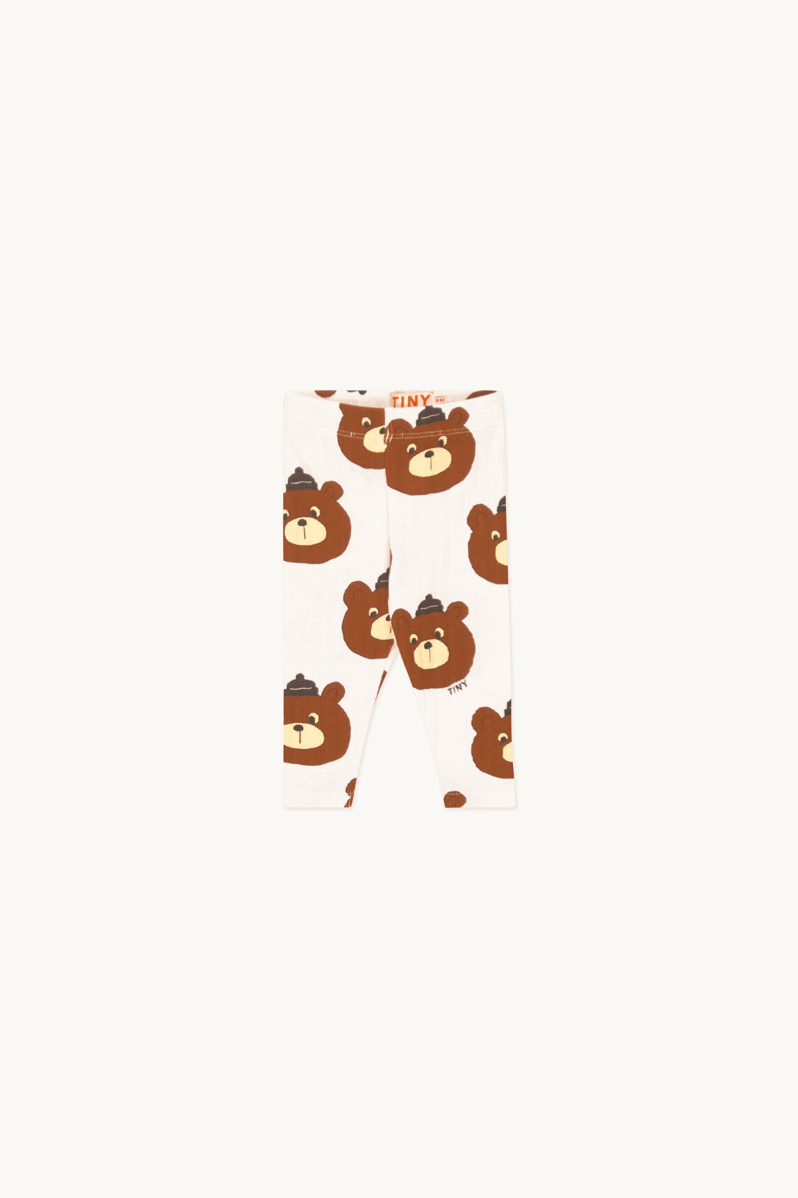 Bears baby leggings light cream heather