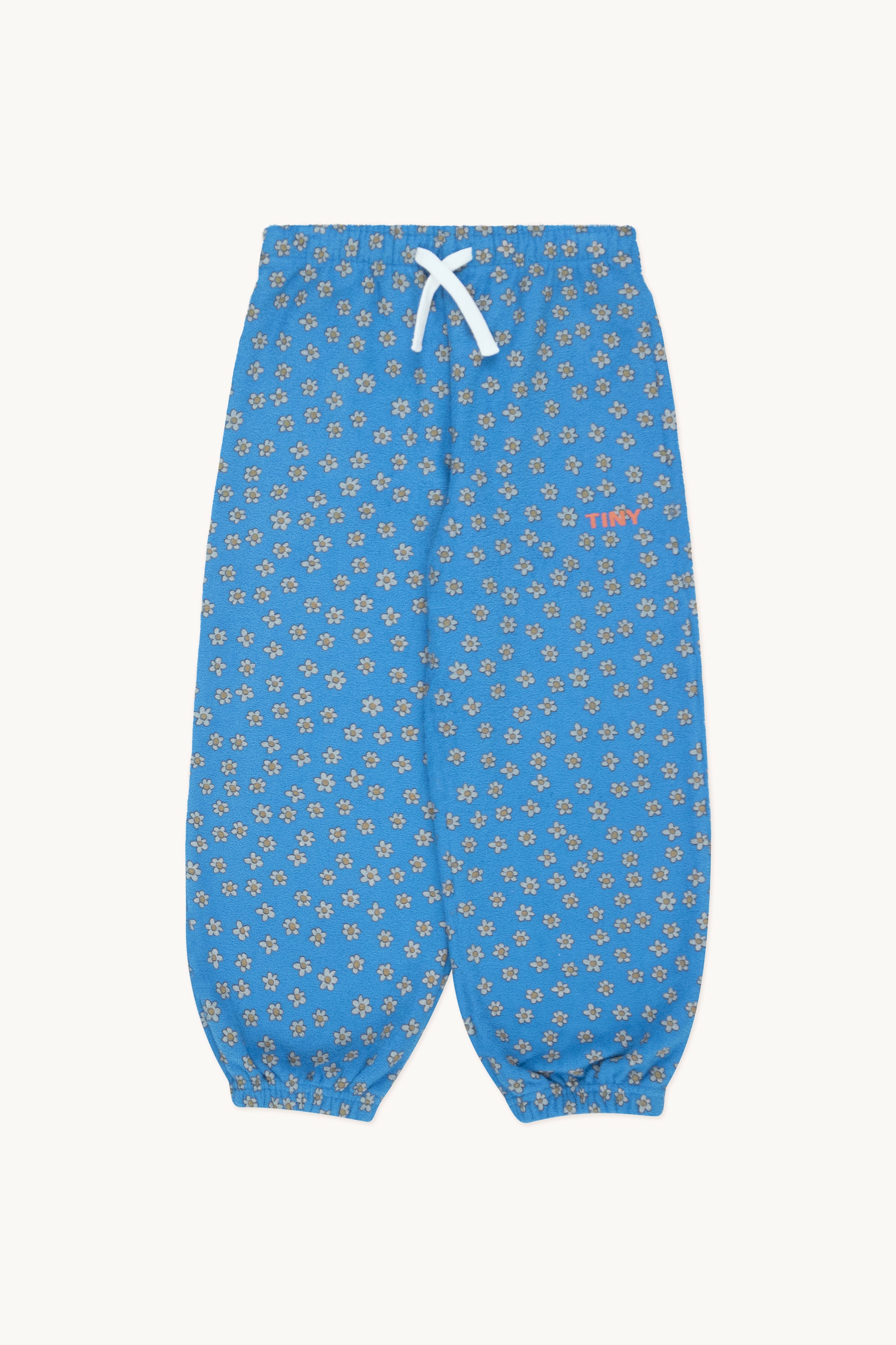 Daisies sweatpants blue