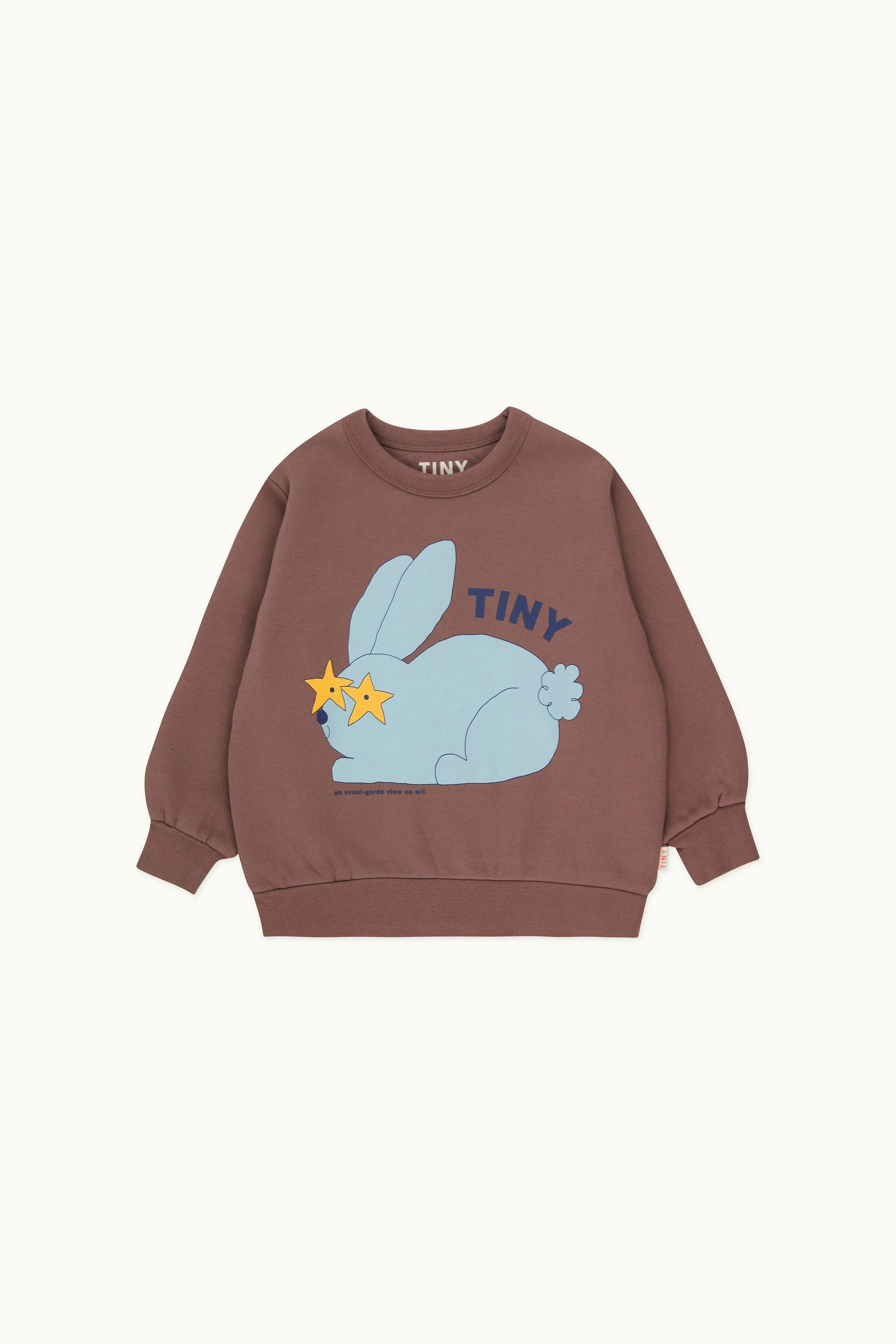 Rabbit sweatshirt purple grey