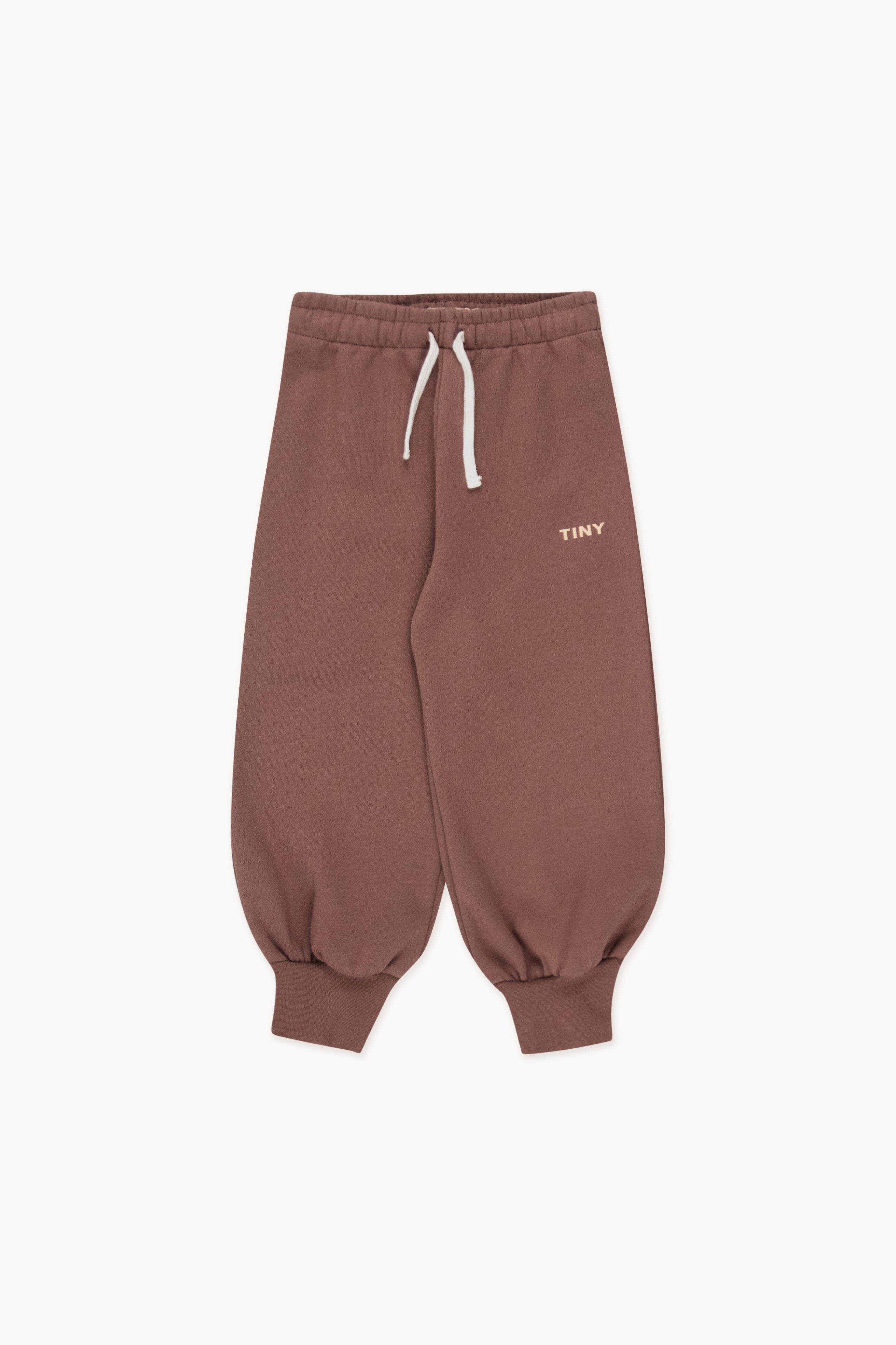 Solid sweatpants purple grey