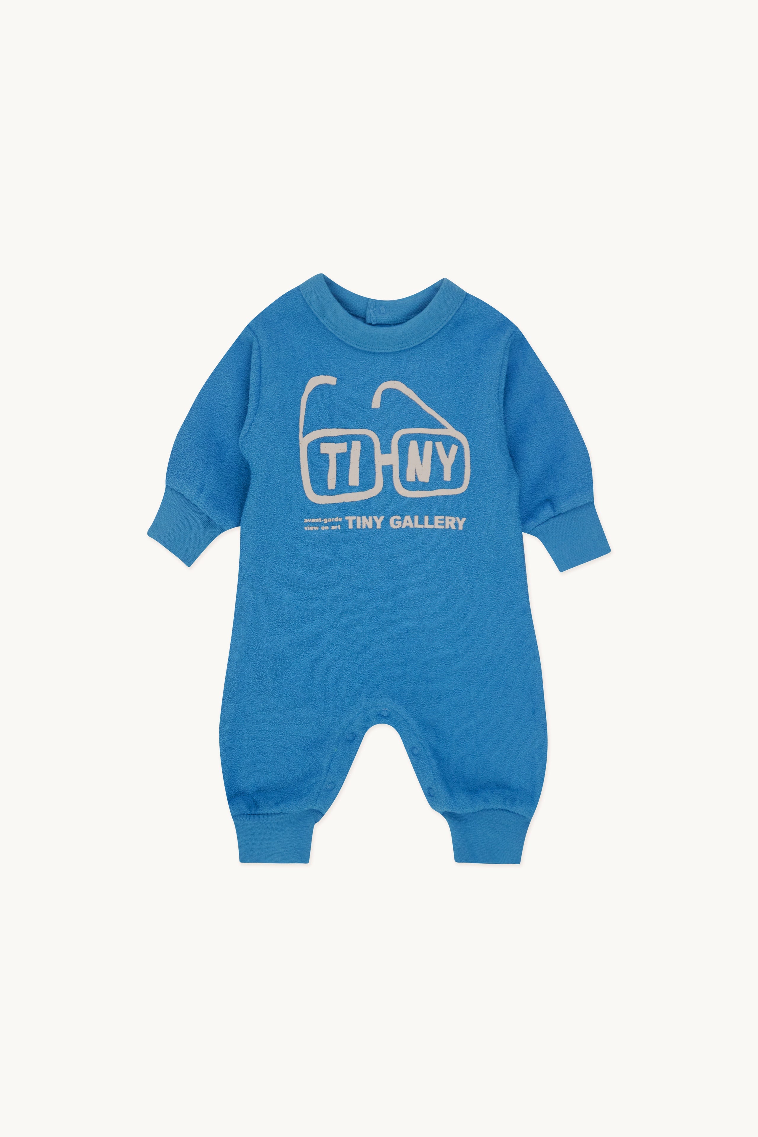 Tiny glasses one-piece blue
