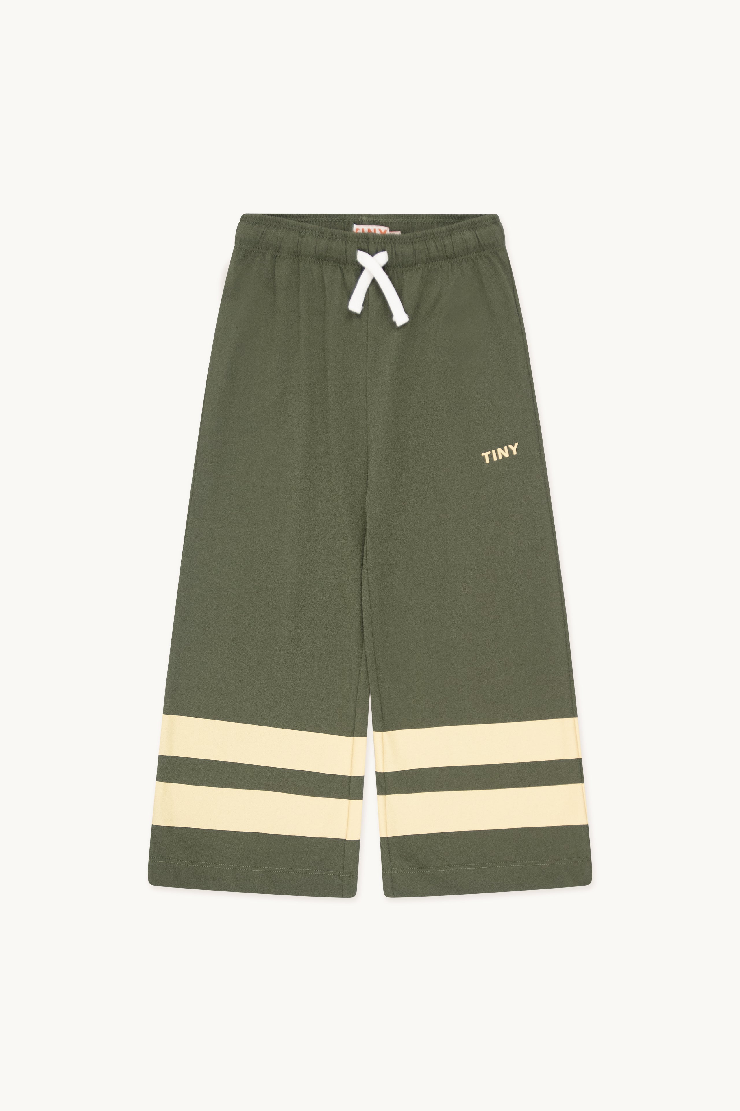 Stripes pants khaki