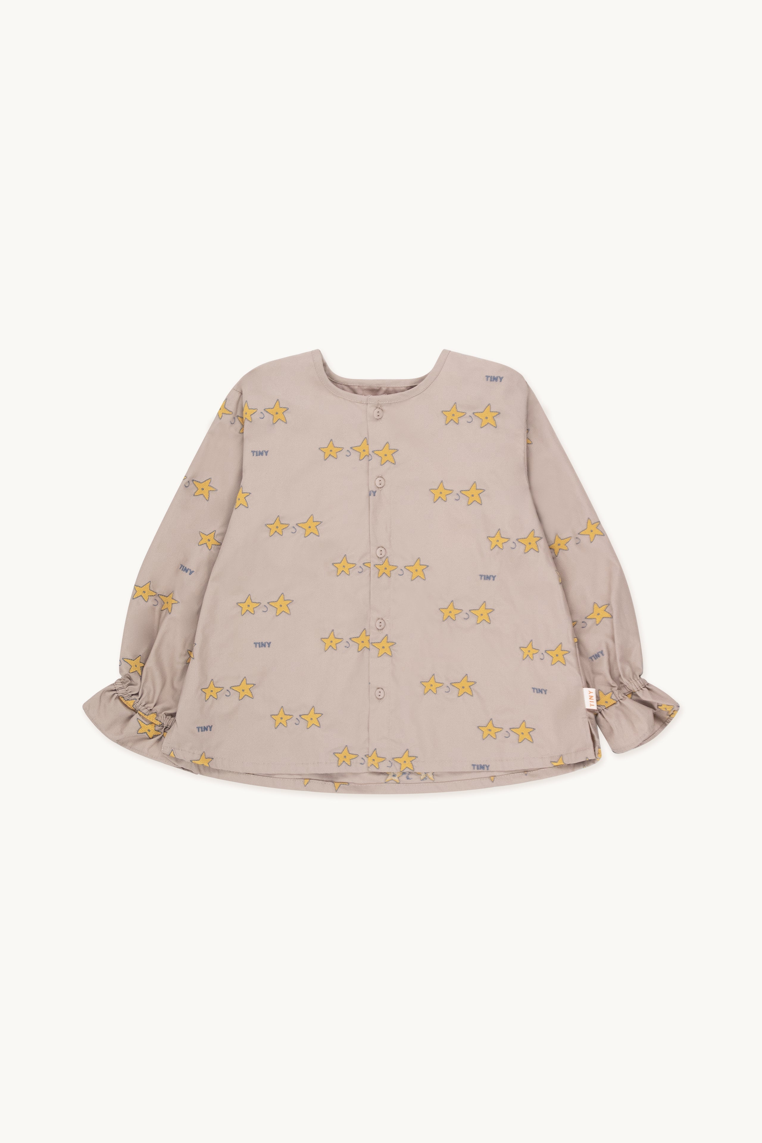 Blusa avant-garde taupe