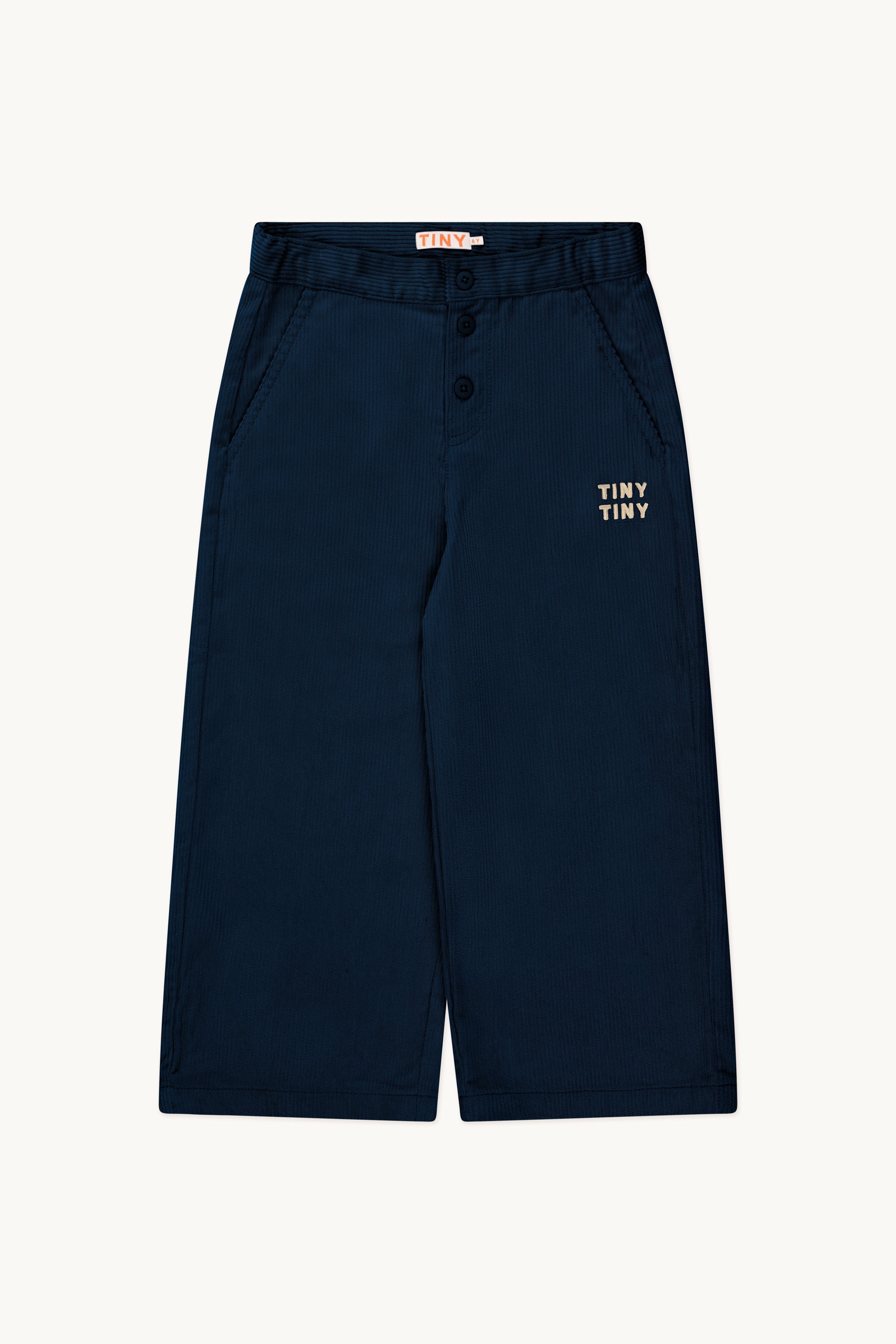 Corduroy Buttoned pants navy