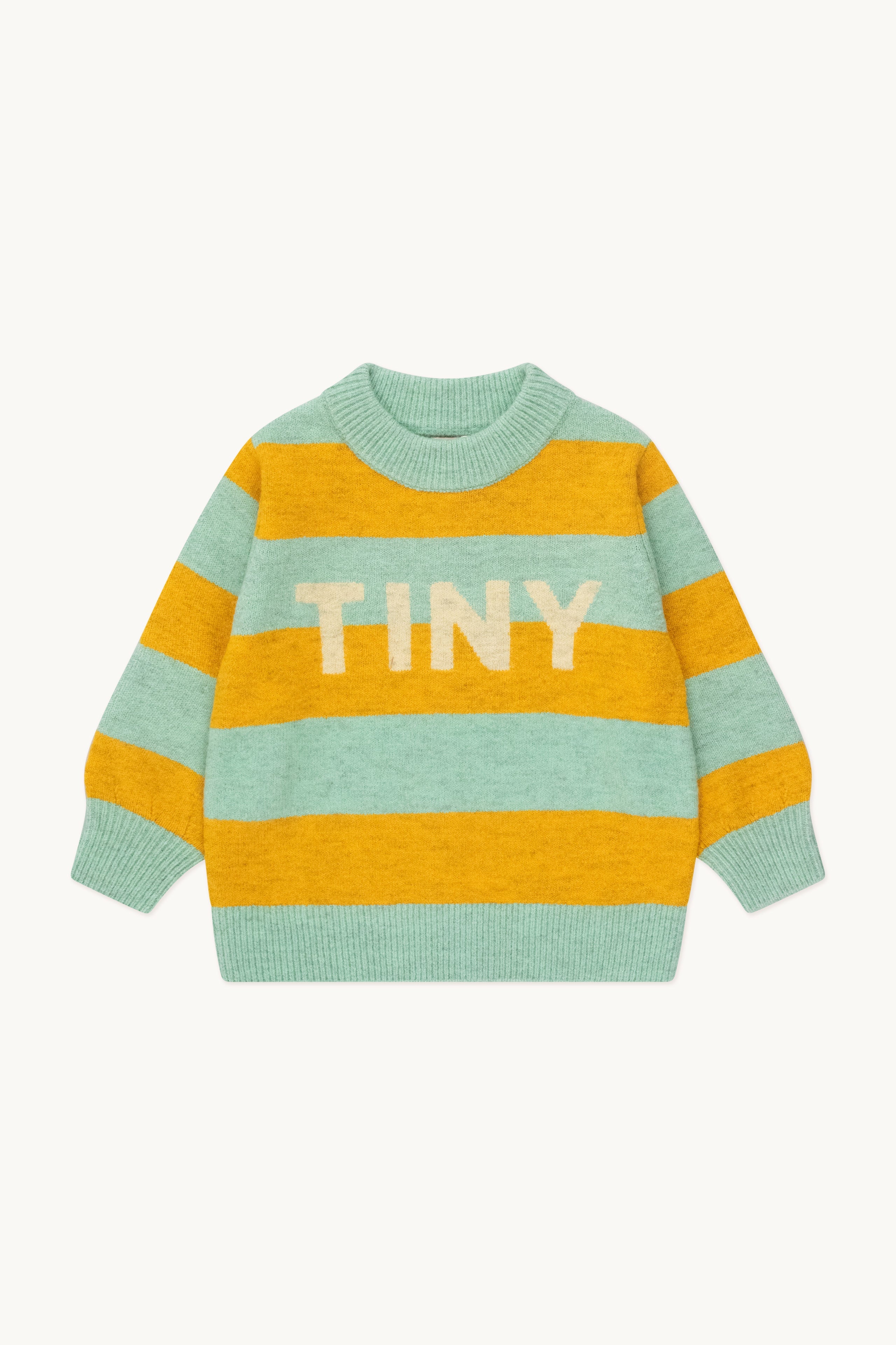 Stripes jumper deep yellow/emerald