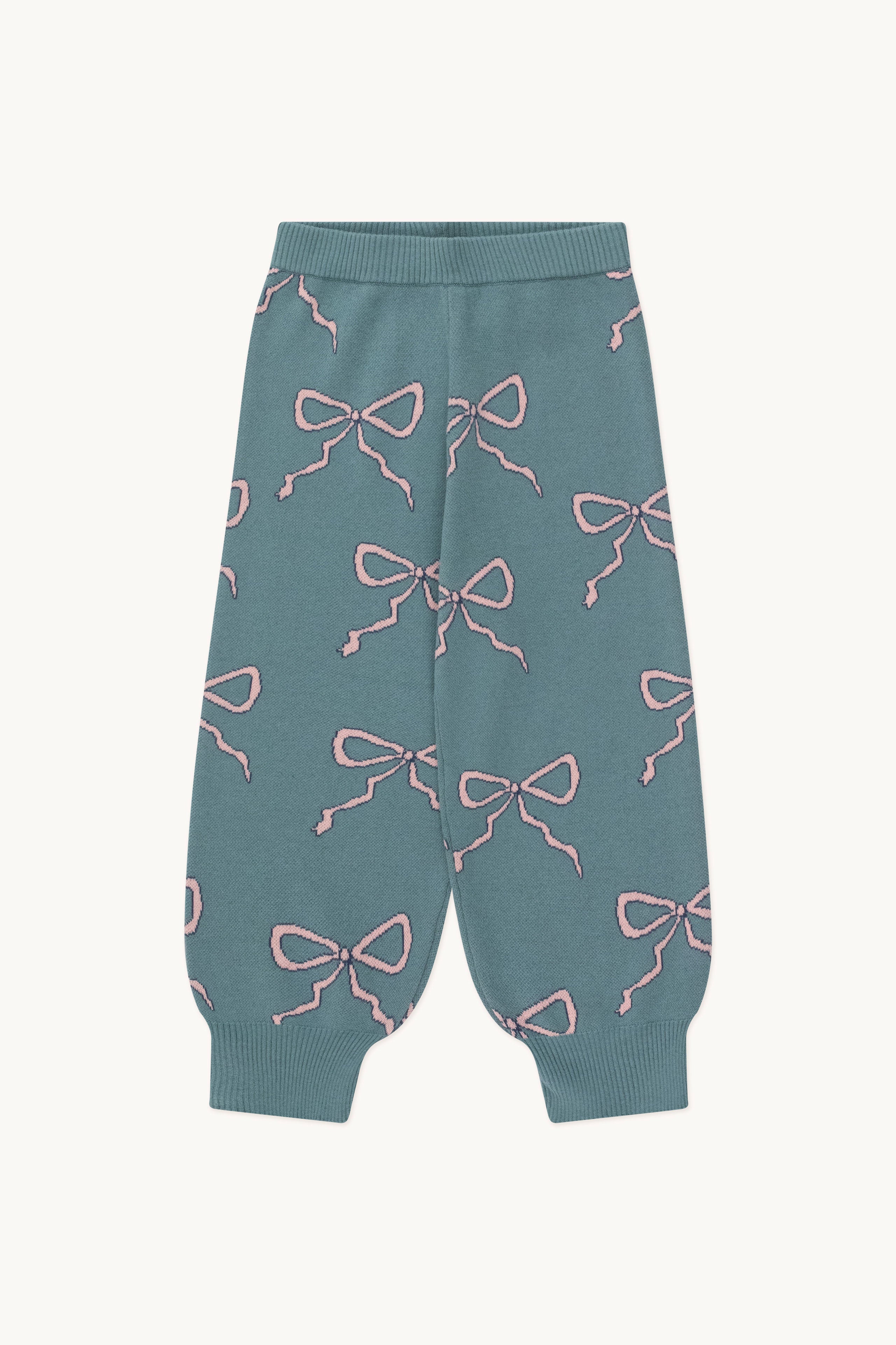 Bow pants warm blue