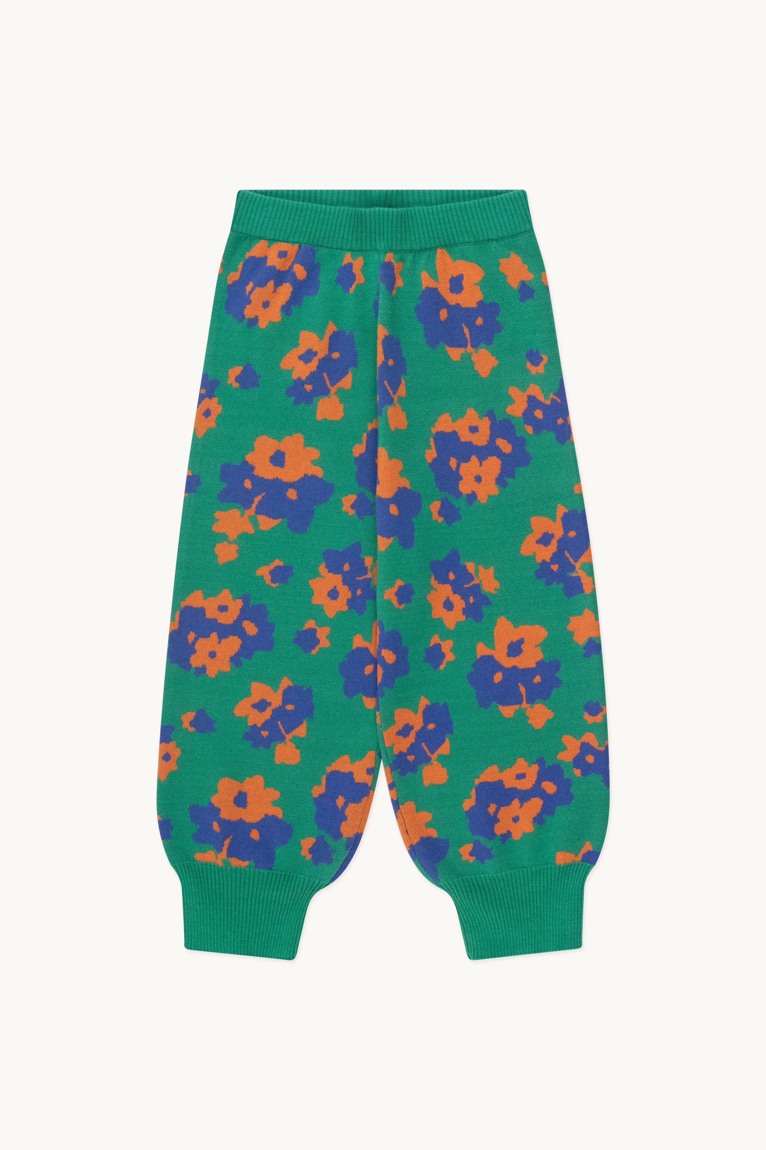 Flowers pants emerald