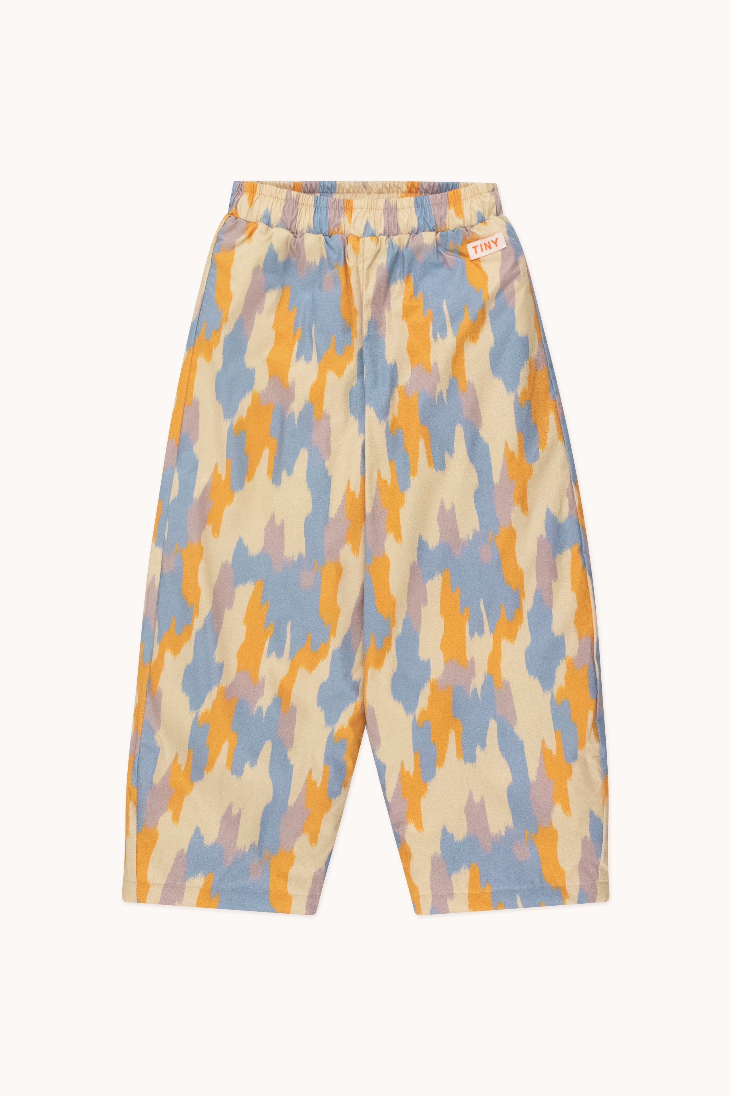 Camo padded pants ivory