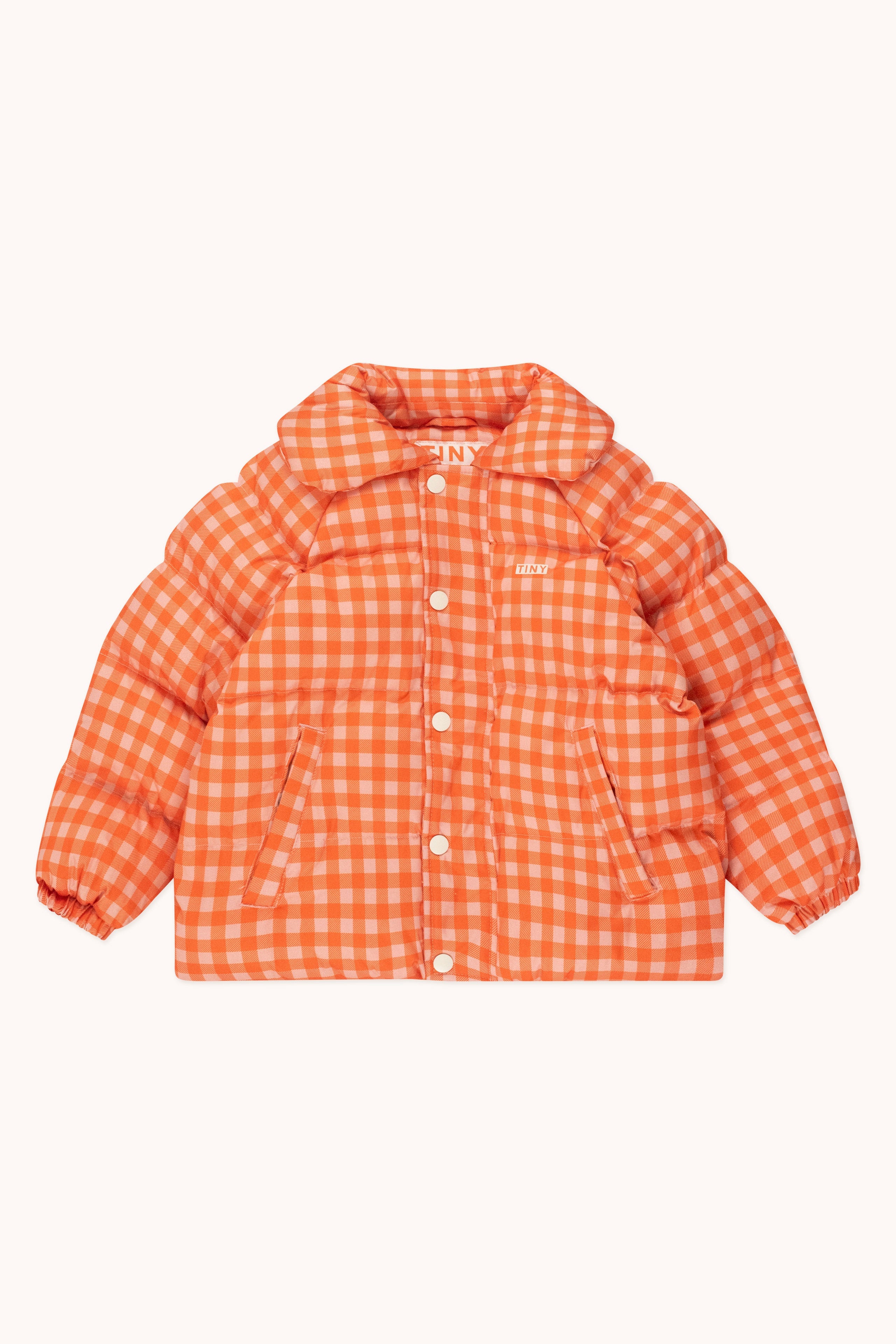 Chaqueta acolchada vichy summer red/wild rose
