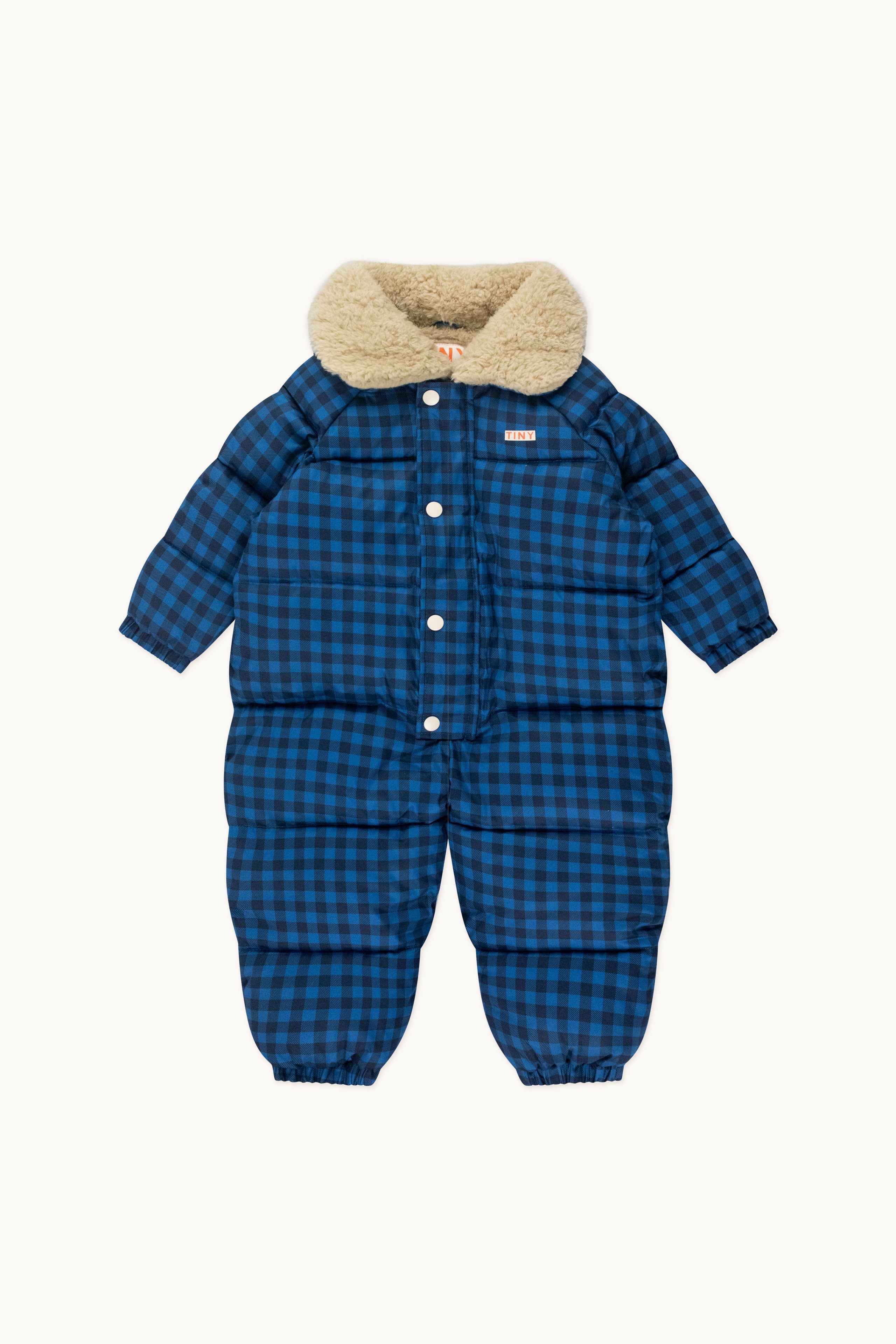 Mono acolchado vichy blue/navy