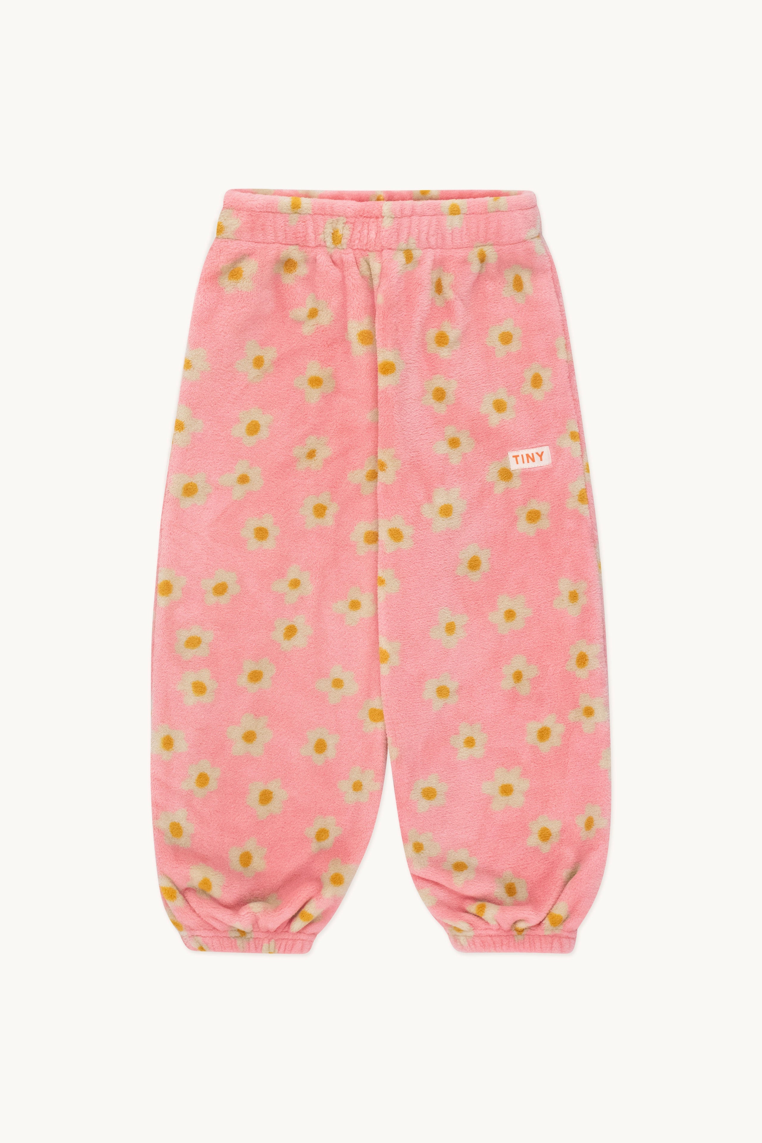 Daisies polar sweatpants pink