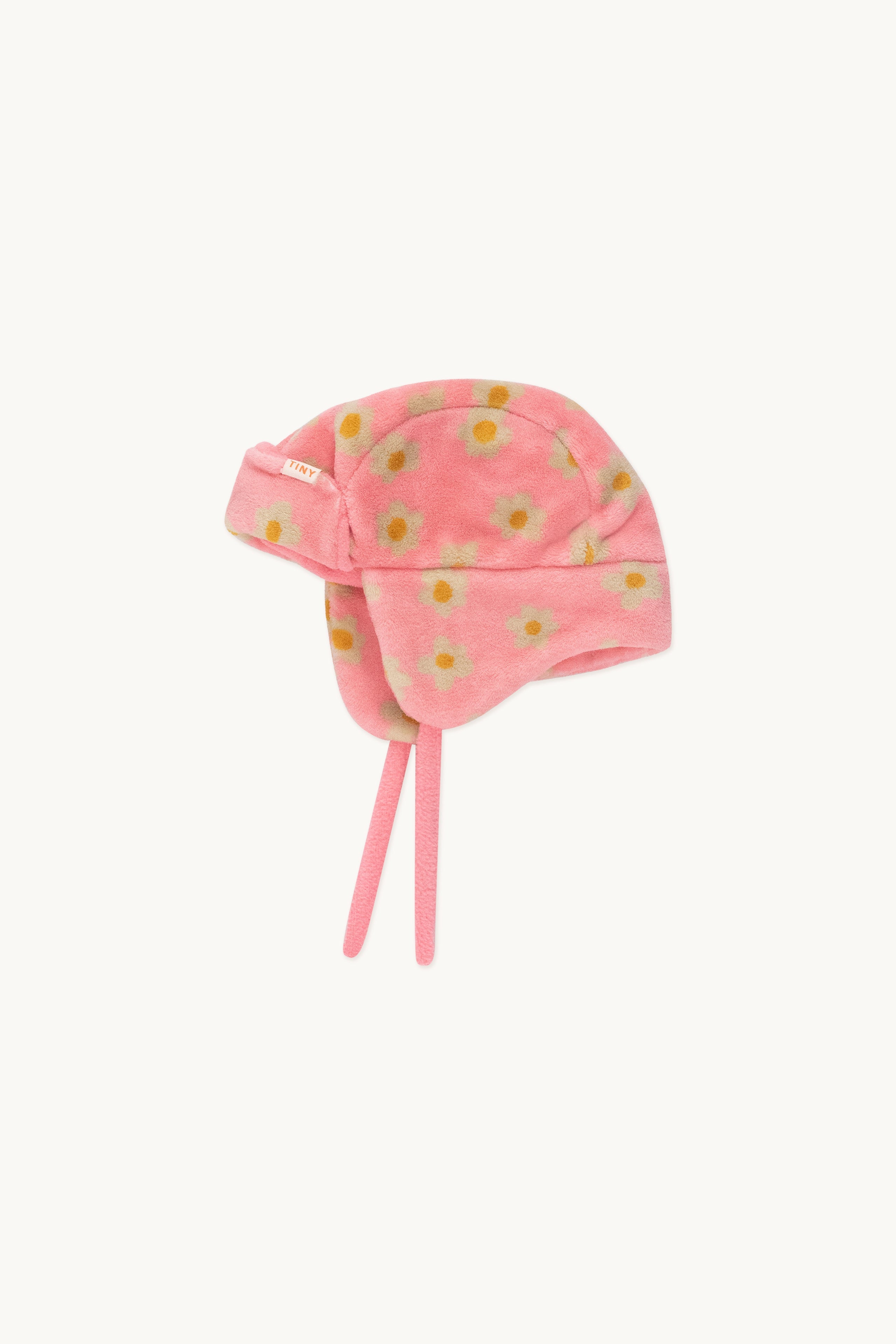 Daisies Earflap Beanie pink
