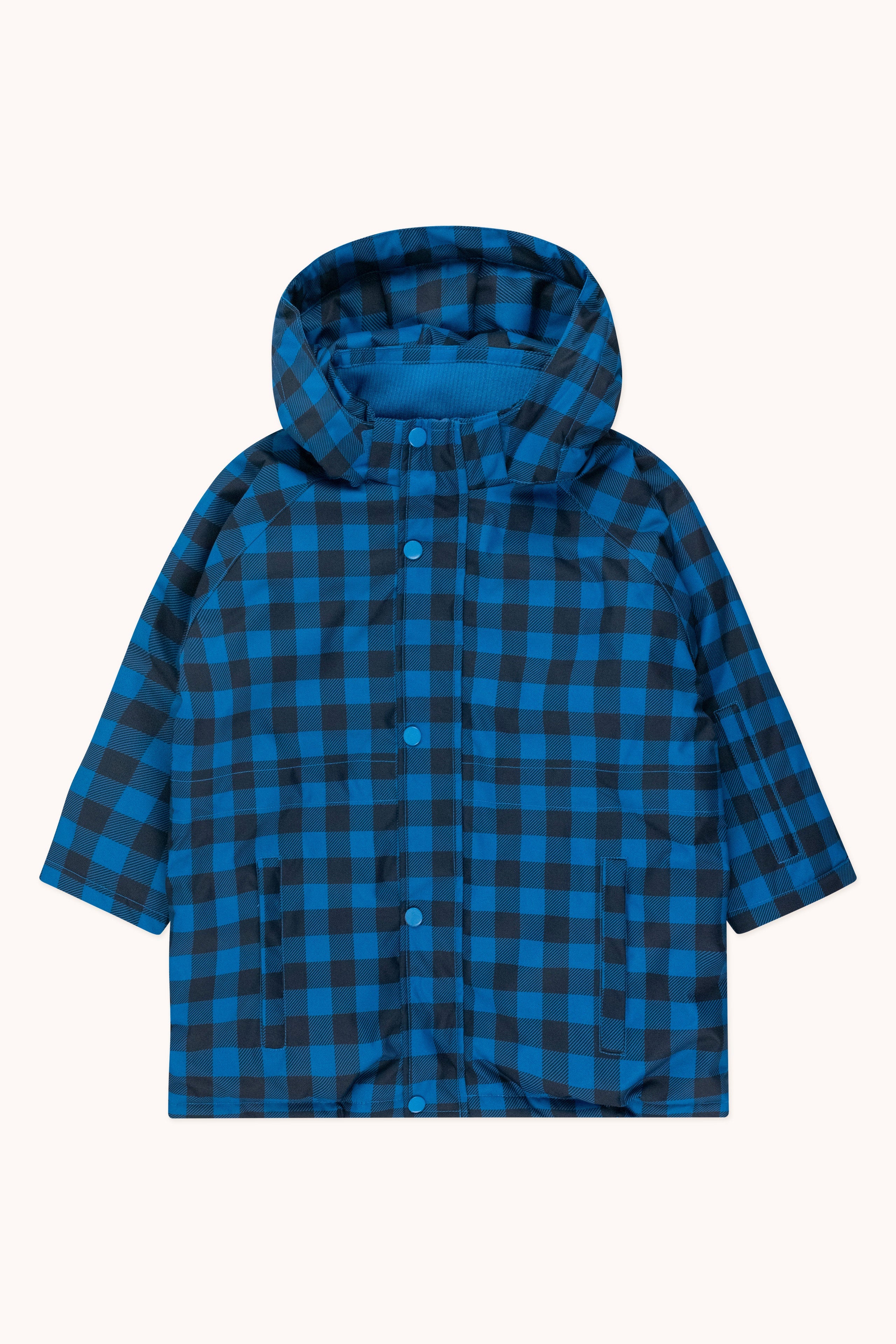 Vichy snow jacket blue/navy