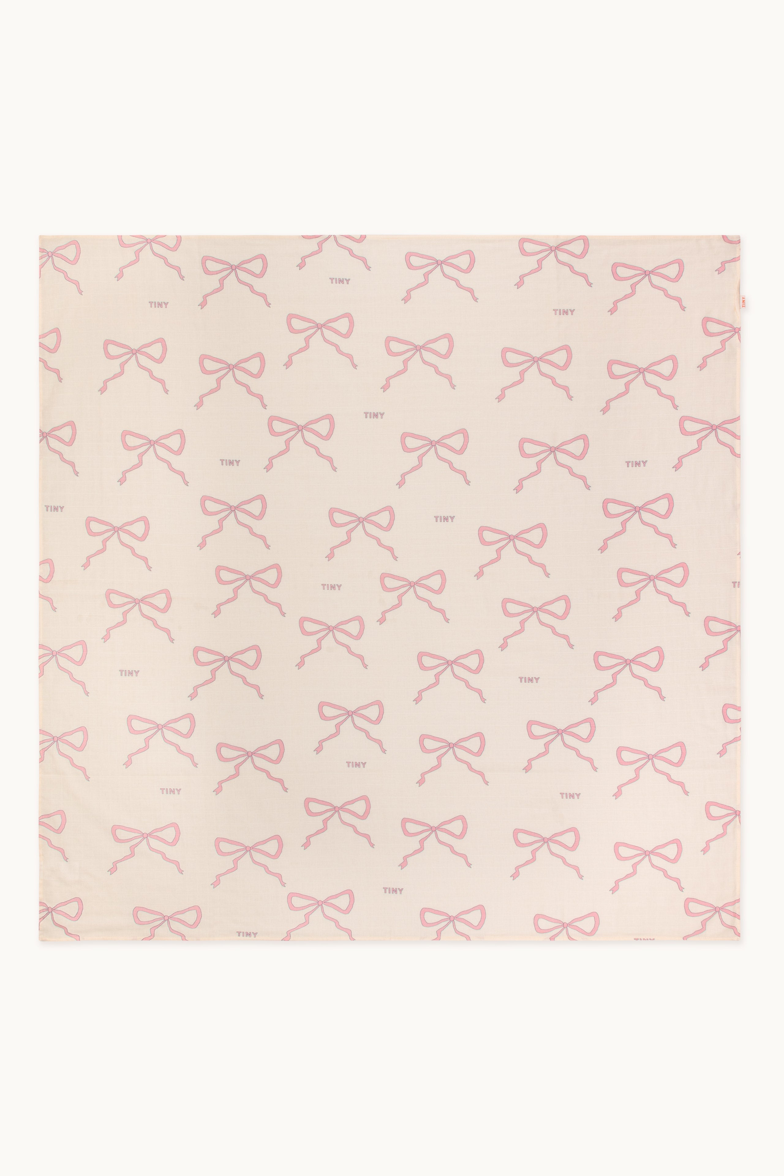 Bow swaddle light cream
