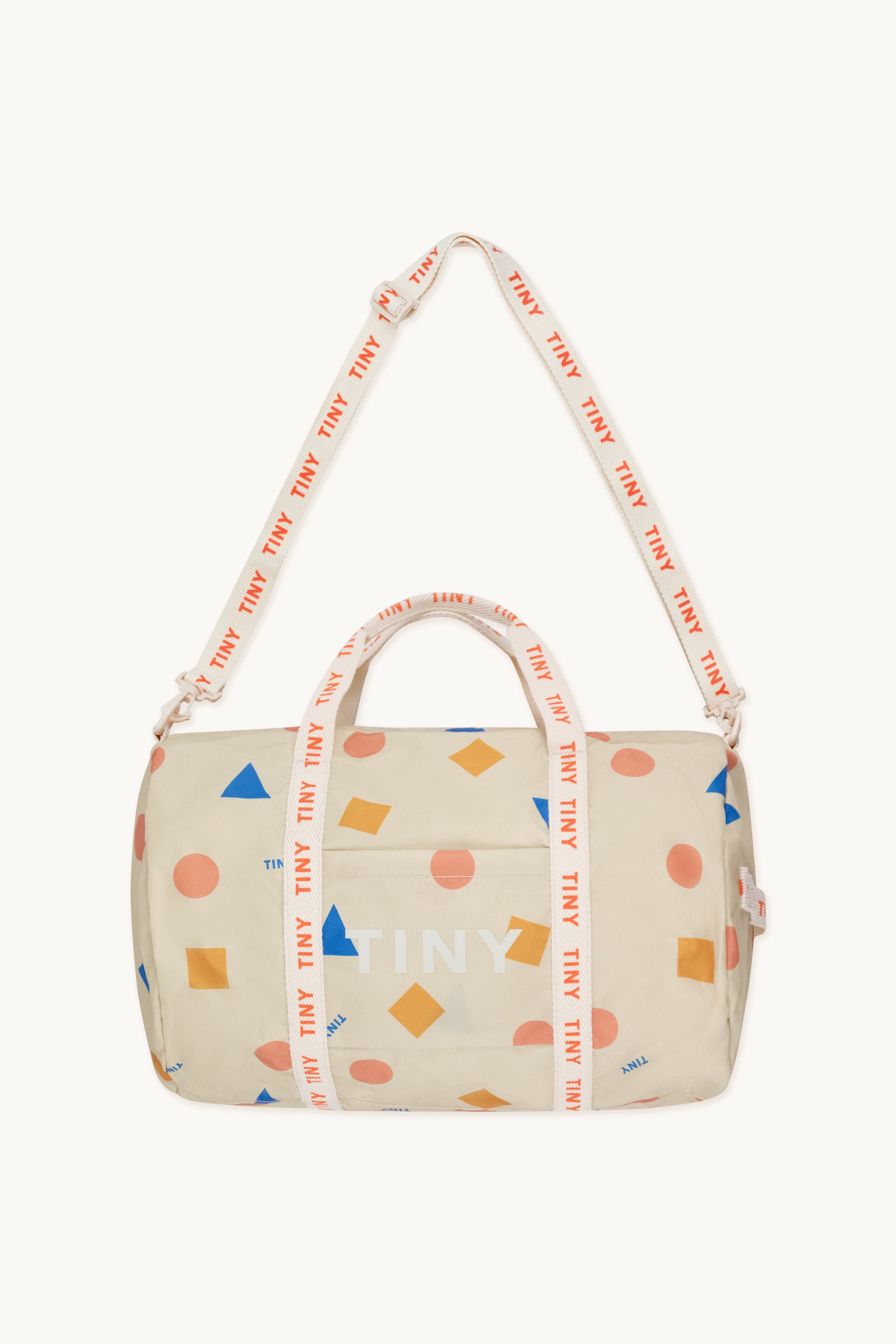 Geometric duffler ivory