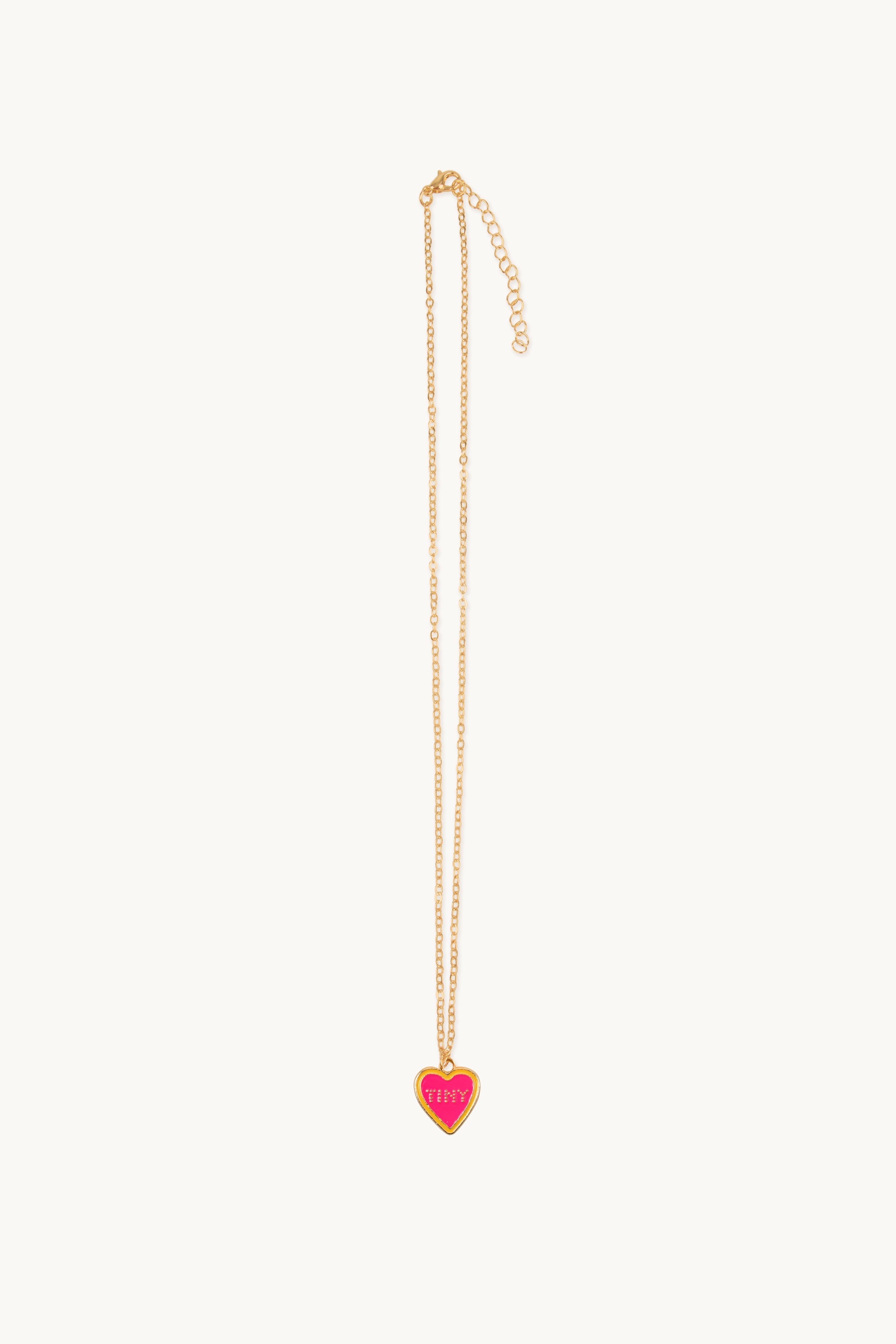 Collar heart cool pink