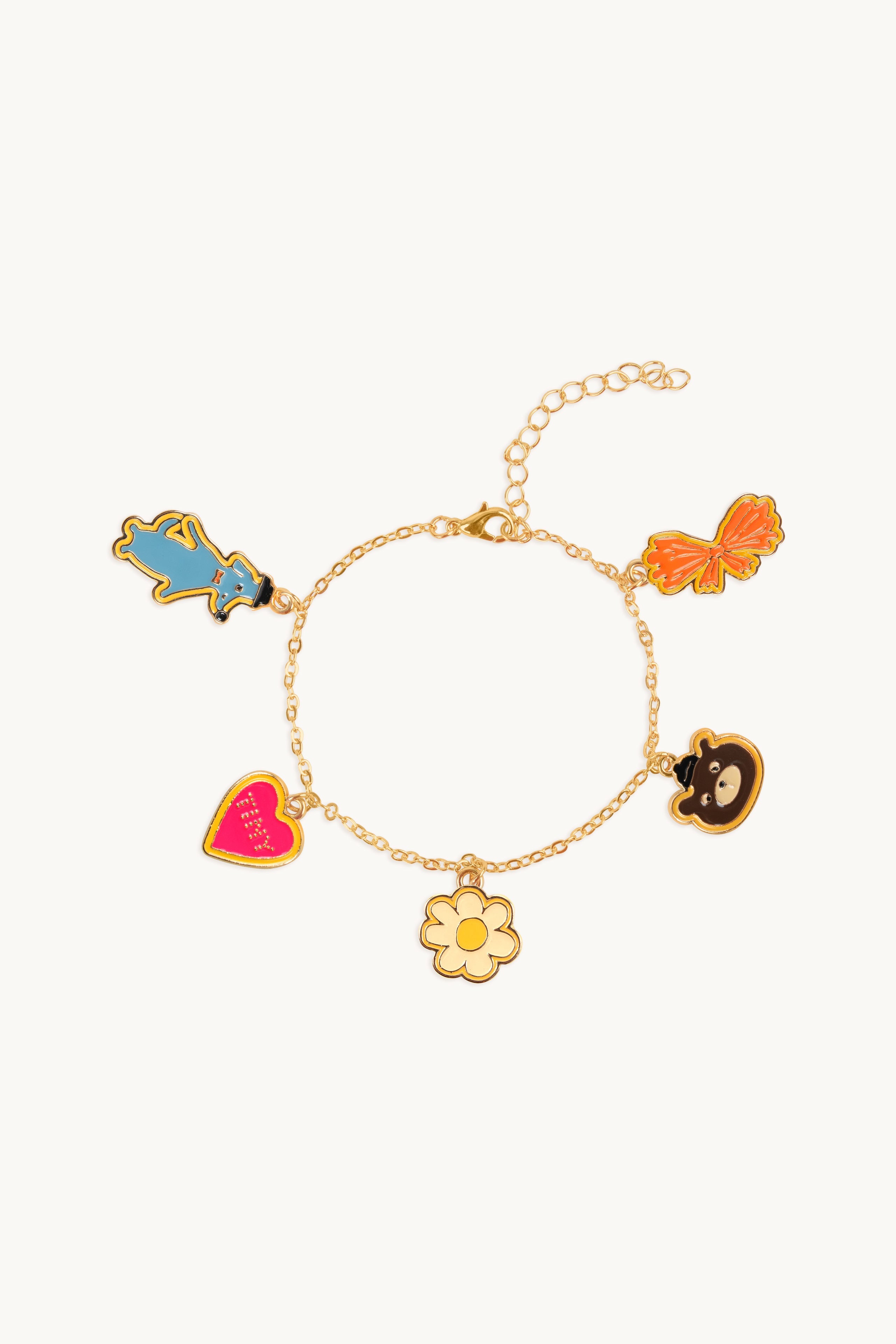 Tiny dog bracelet multicolor