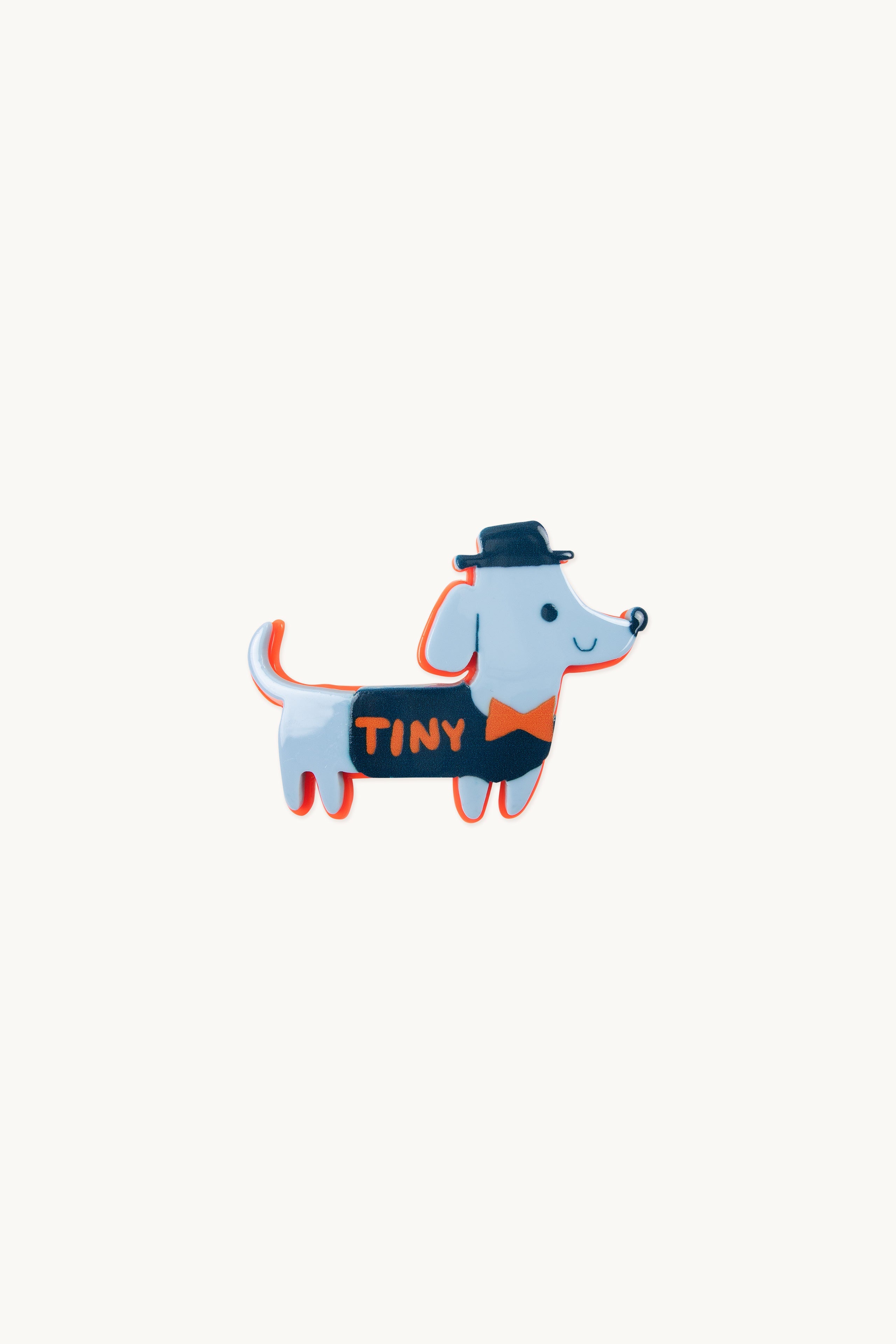 Clip grande dog warm blue
