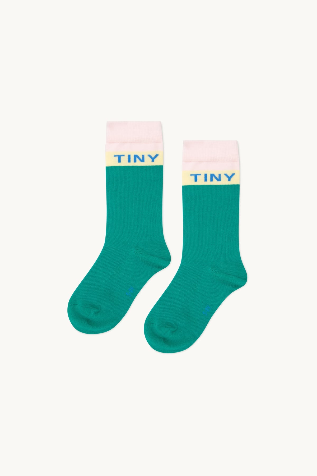 Colour Block Medium Socks emerald