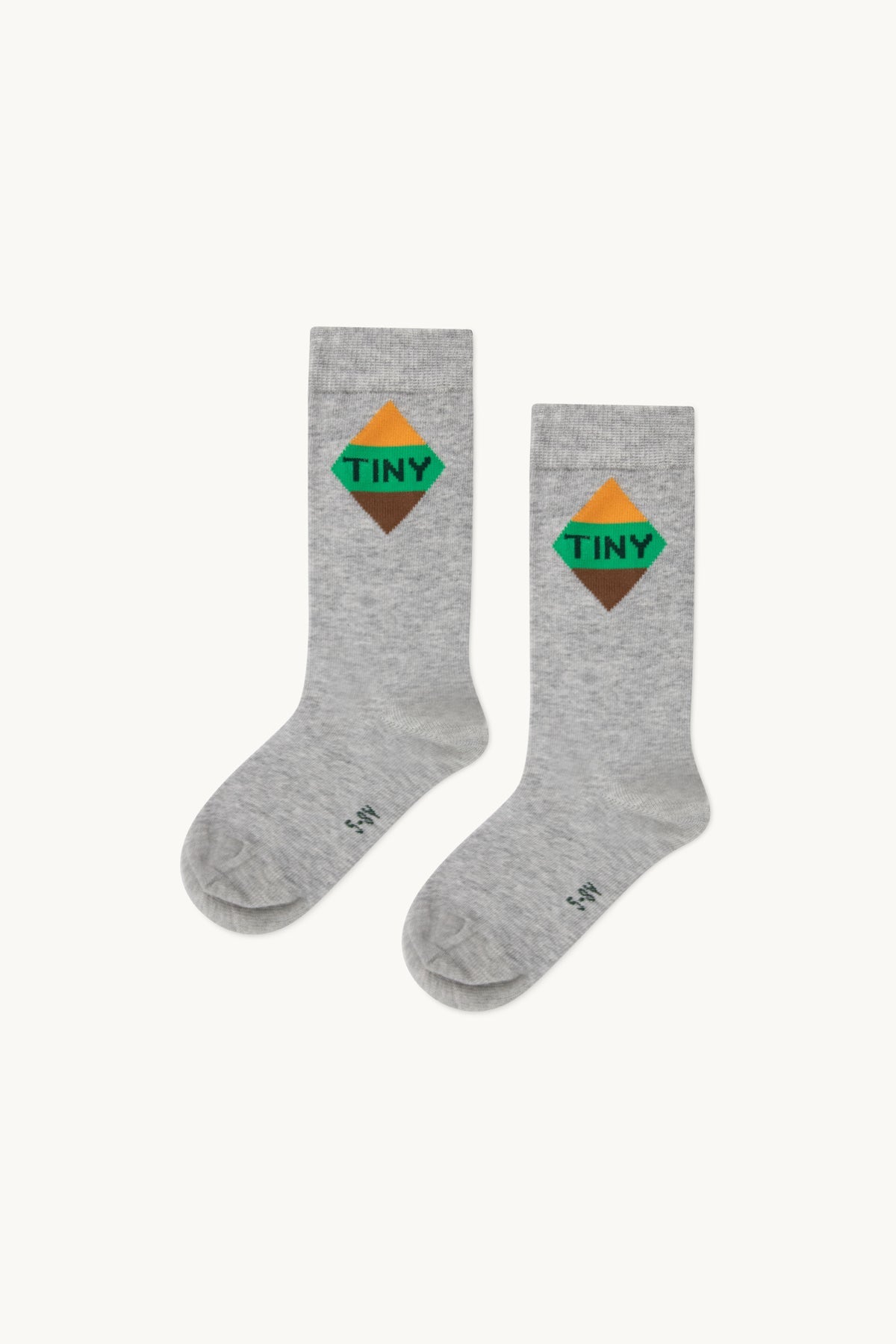 Calcetines medianos triangle tiny grey melange