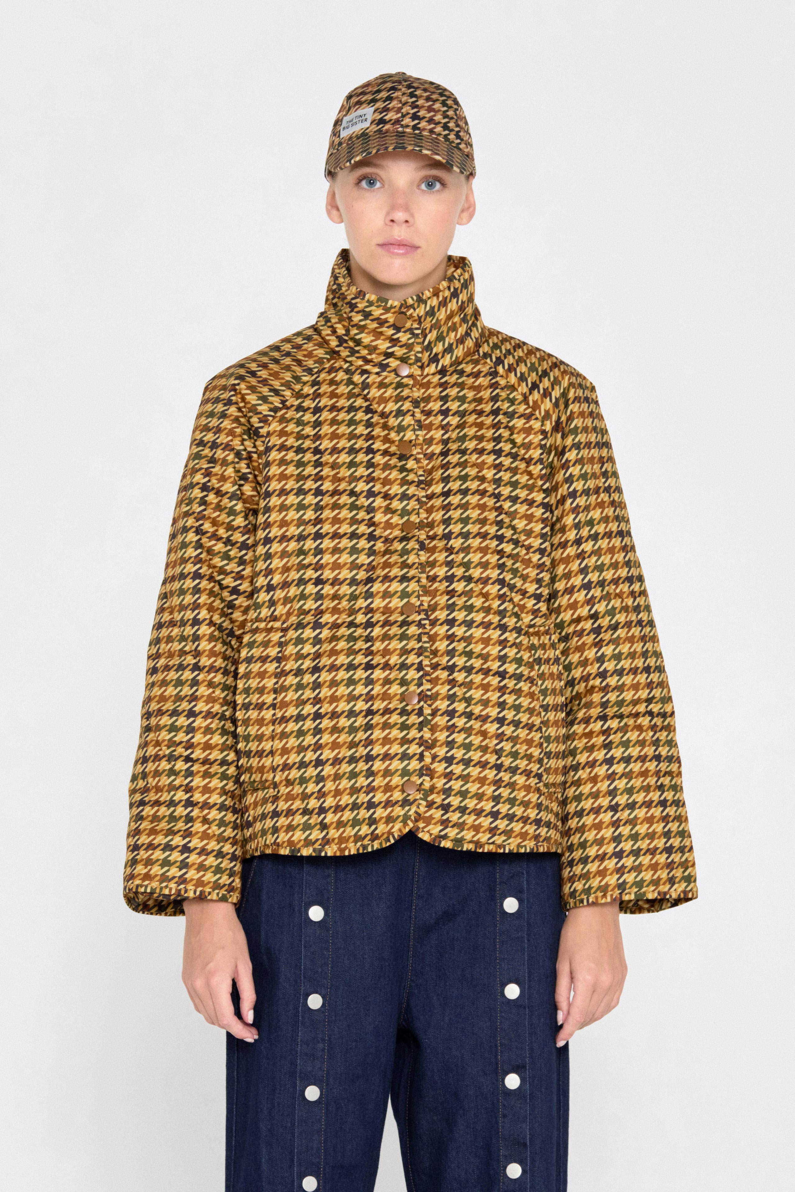 Chaqueta acolchada multicolor