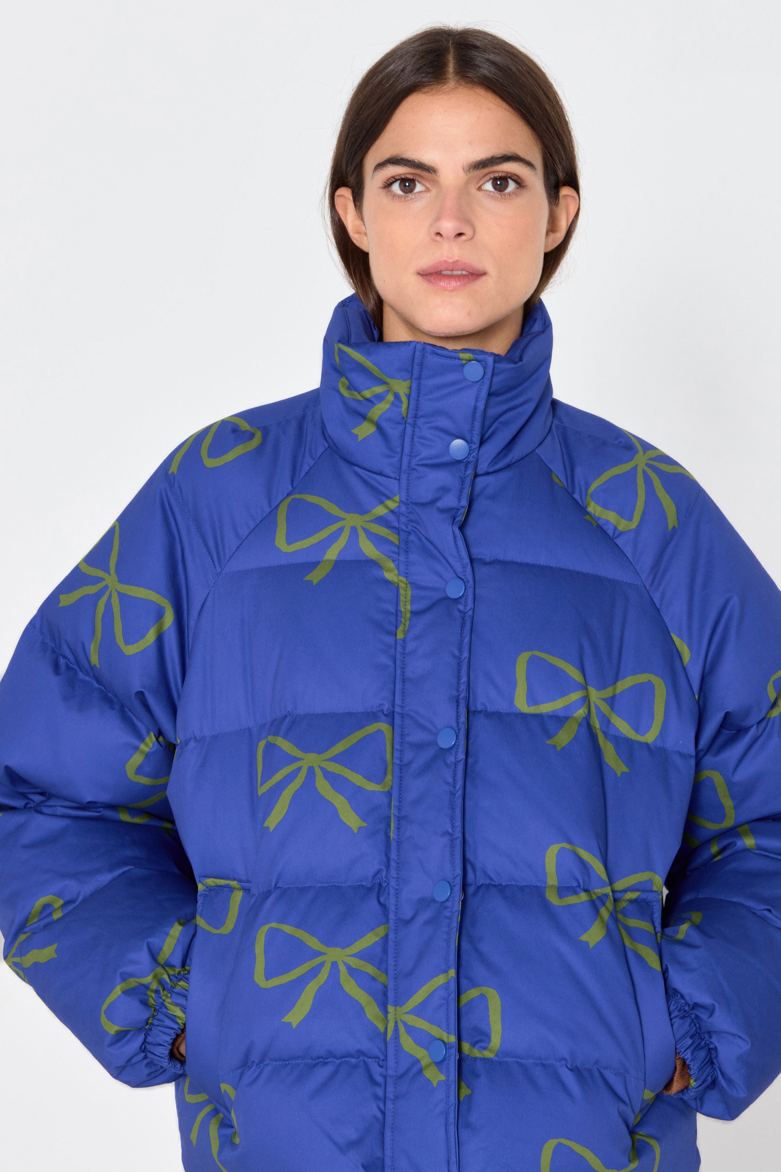 Chaqueta bow ultramarine