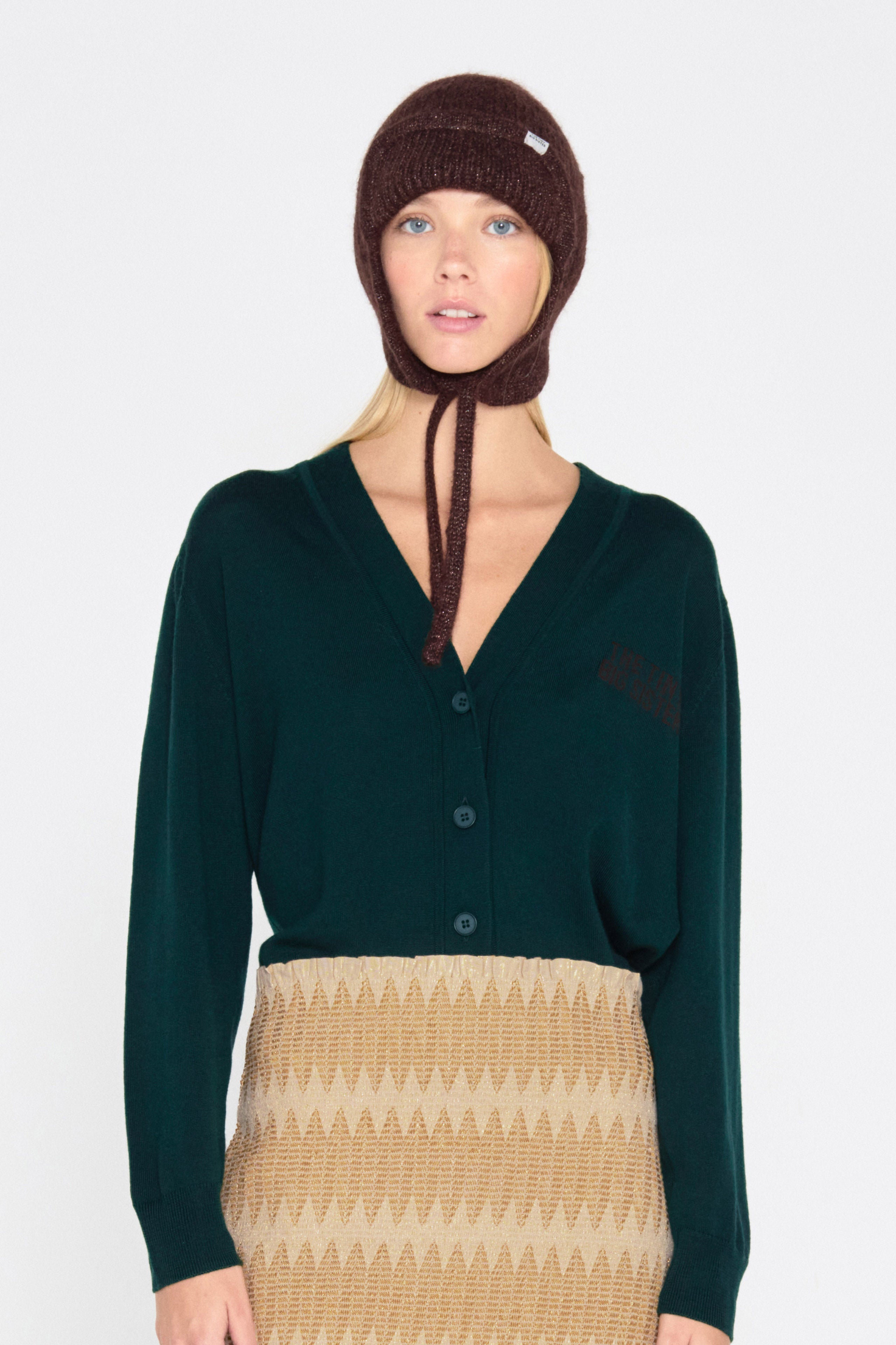 Lara cardigan bottle green
