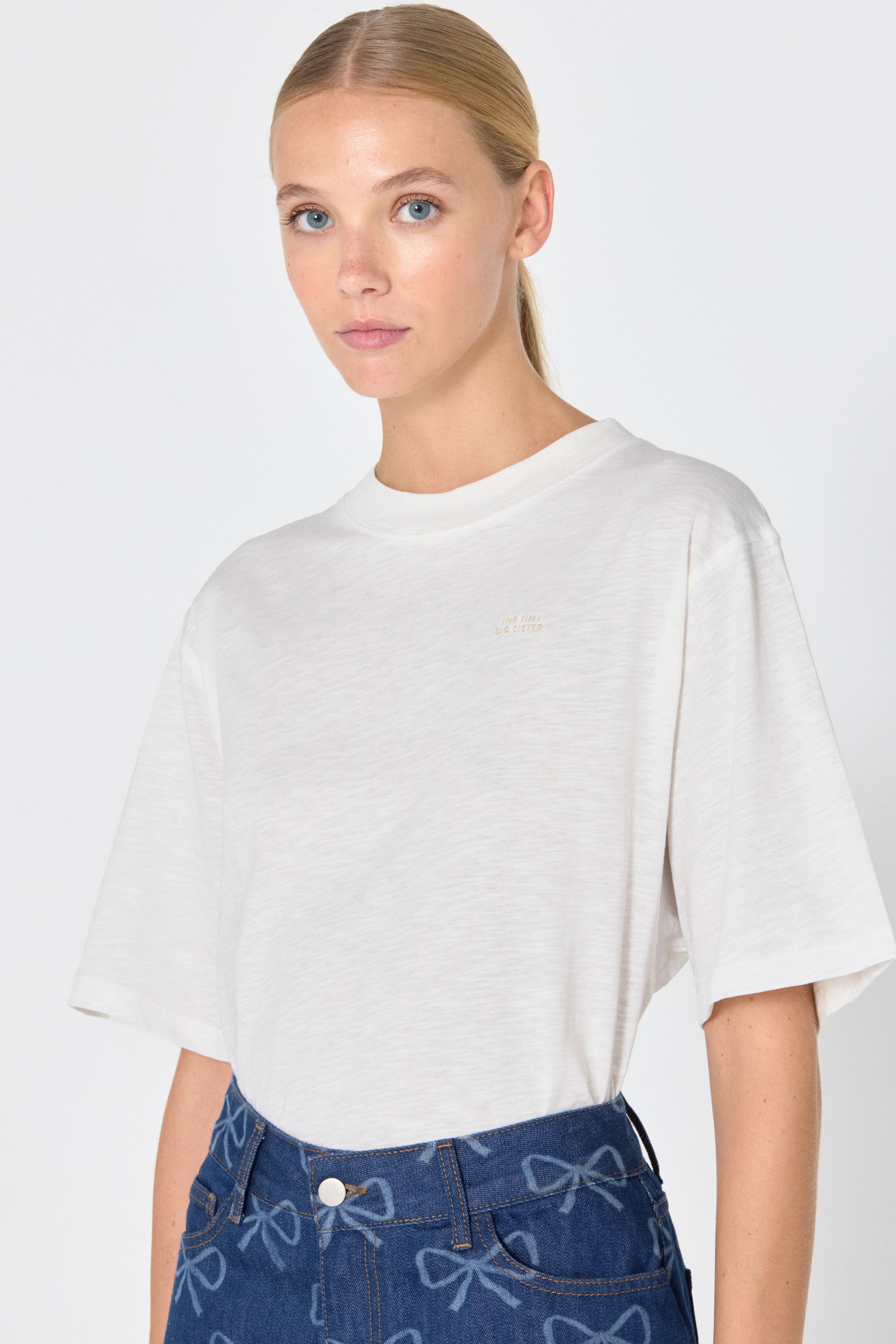 Camiseta básica off-white