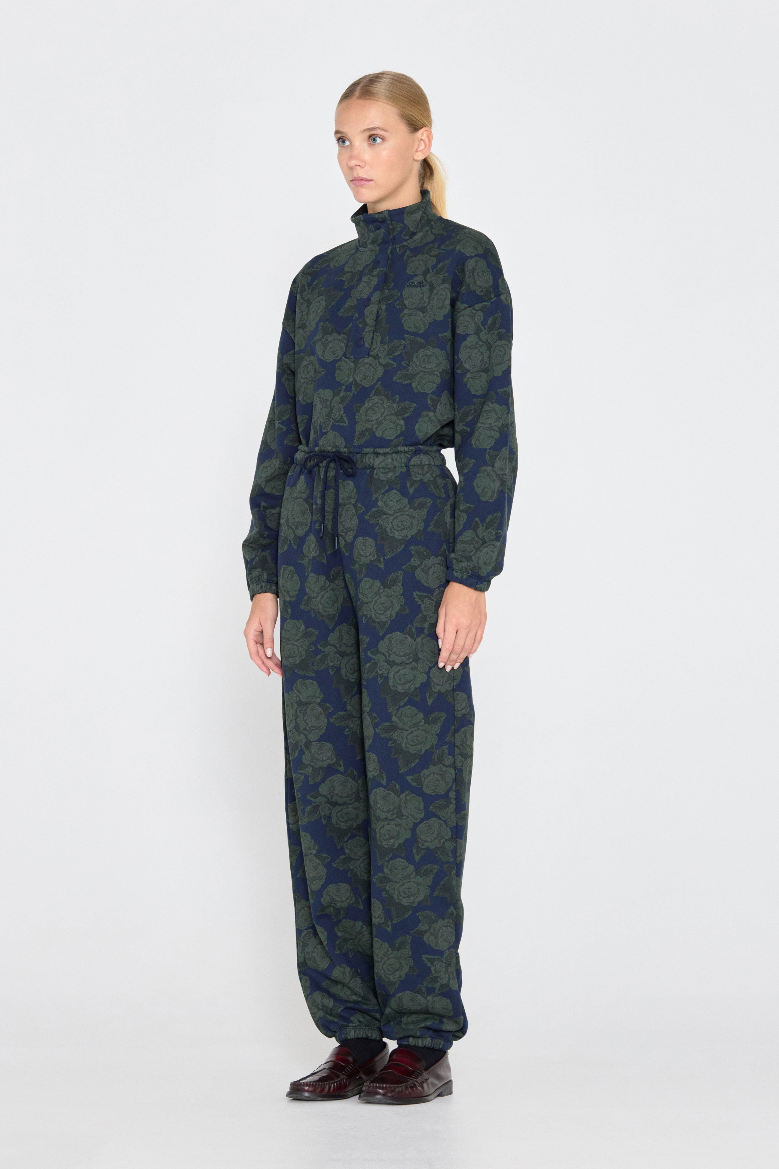 Roses sweatpant navy