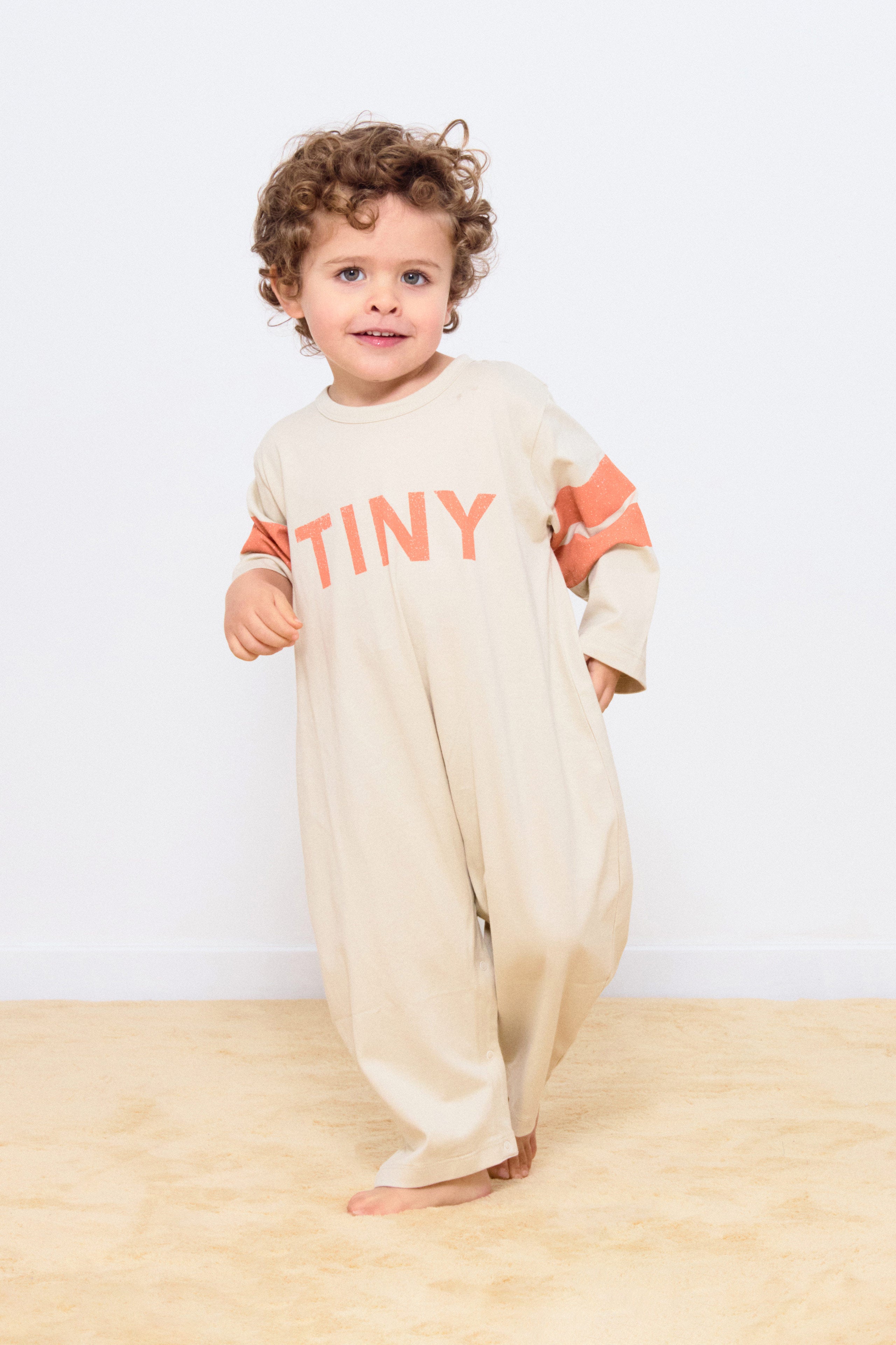 STRIPES ONE-PIECE dark vanilla