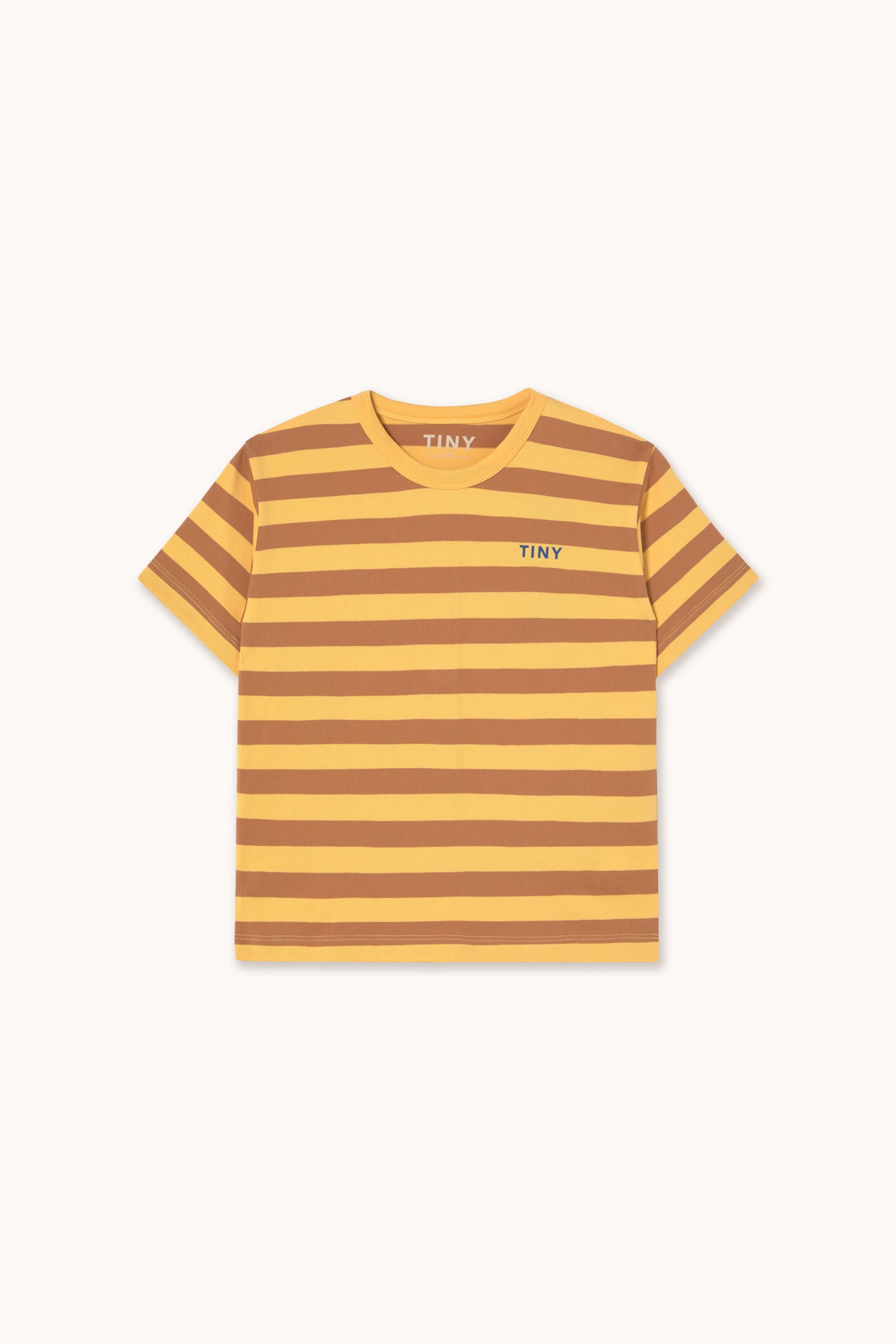 STRIPES KNIT TEE soft yellow