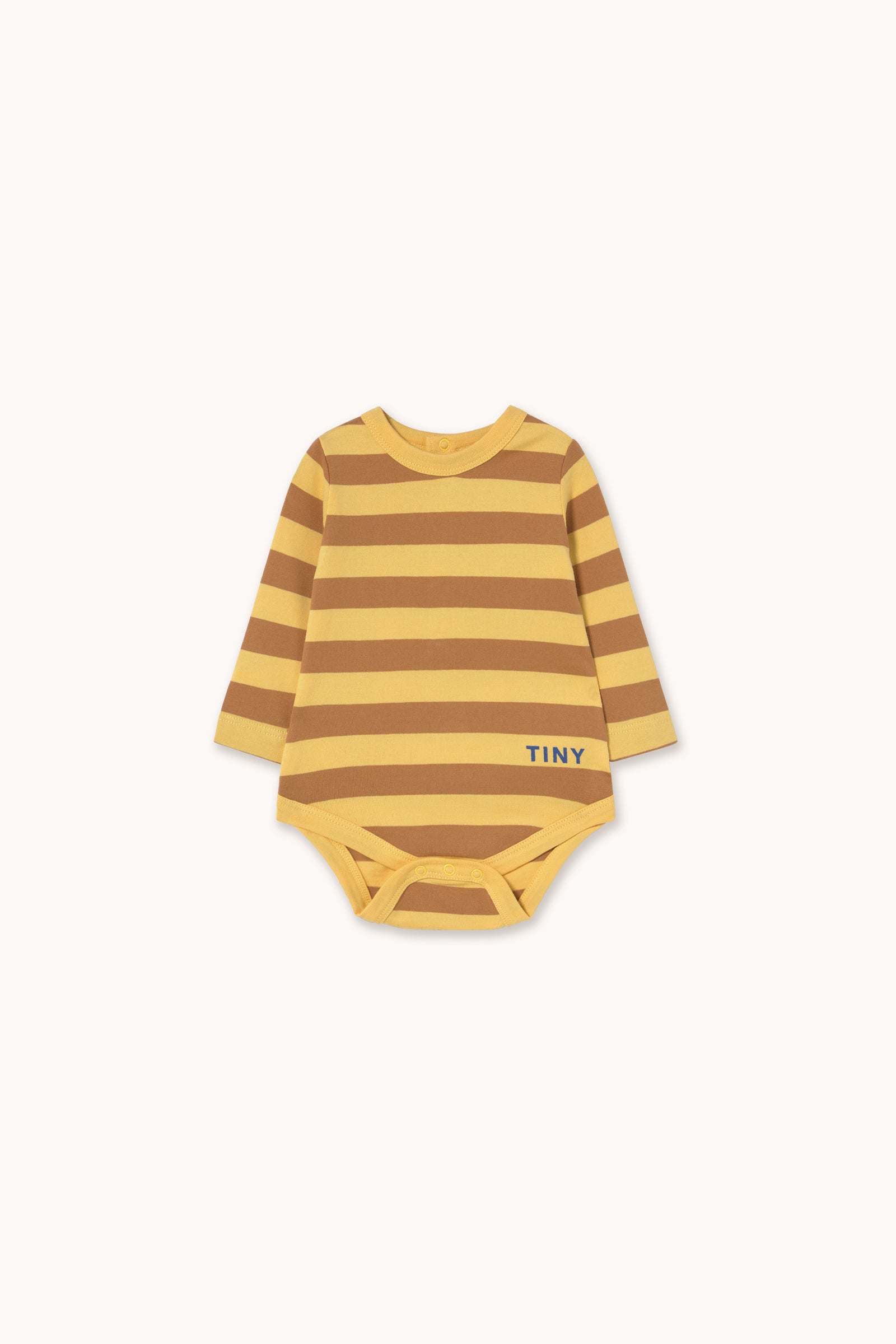 STRIPES KNIT BODY soft yellow