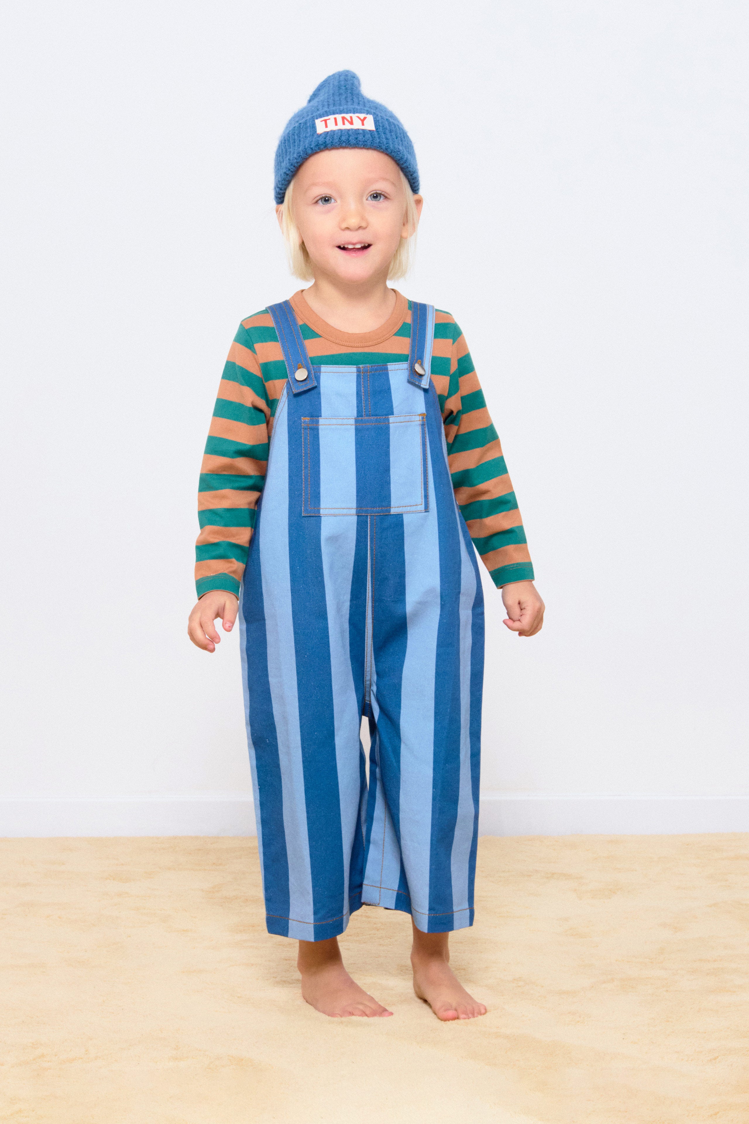 STRIPES KNIT BODY dark green