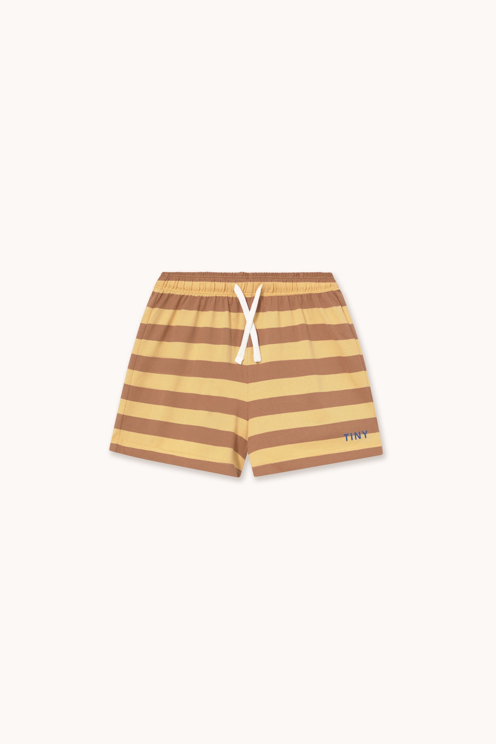 STRIPES KNIT SHORT soft yellow