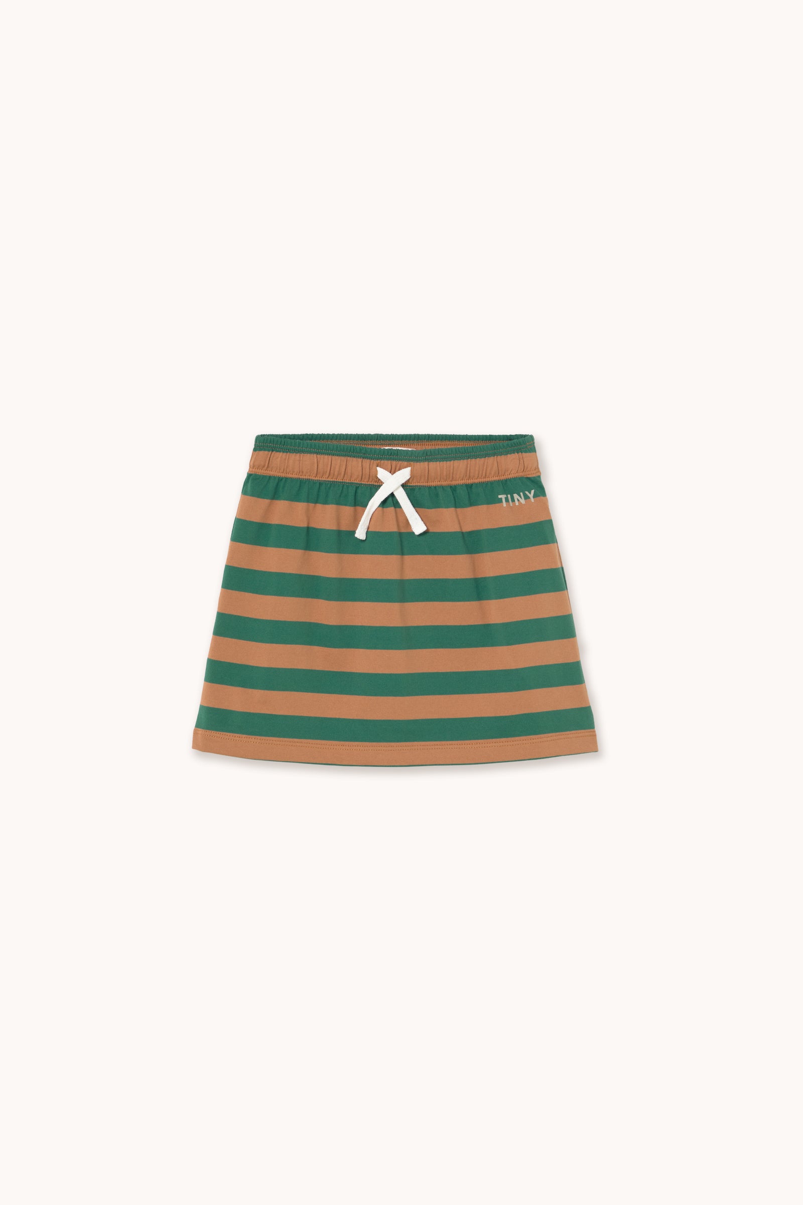 STRIPES TINY KNIT SKIRT dark green